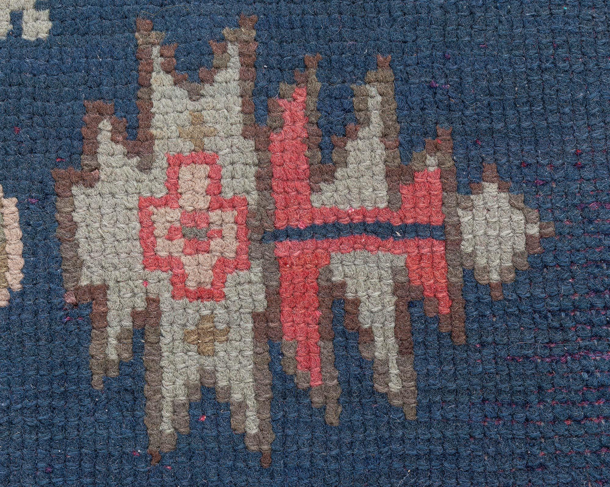 Antique Turkish Oushak rug
Size: 9'0