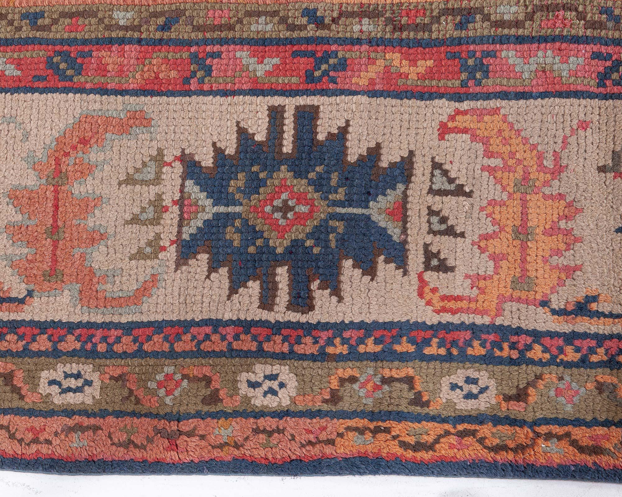 Doris Leslie Blau Antique Turkish Oushak Rug For Sale 2