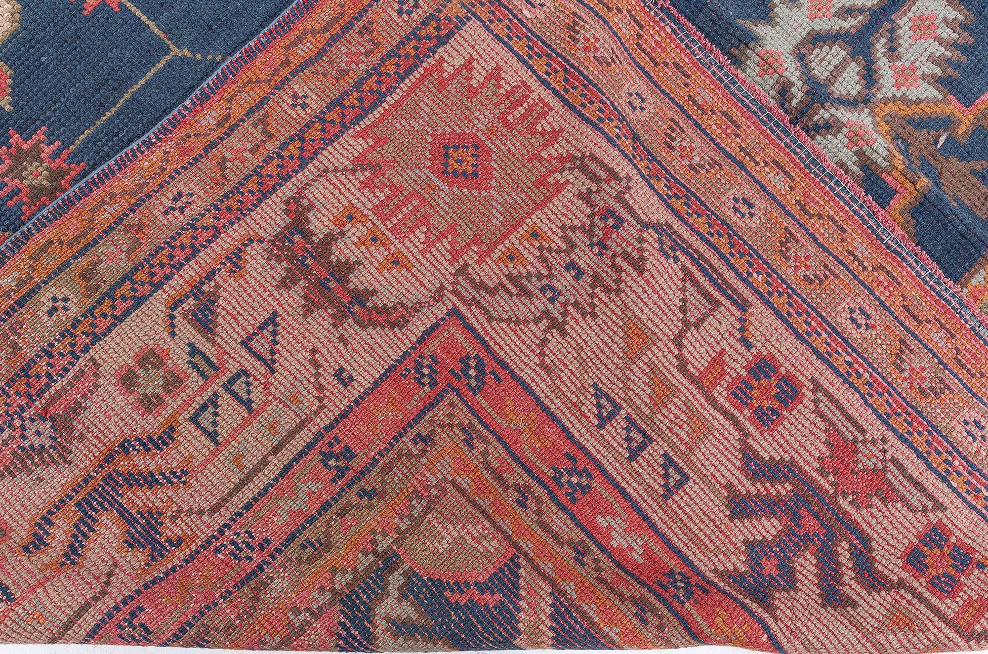 Doris Leslie Blau Antique Turkish Oushak Rug For Sale 3
