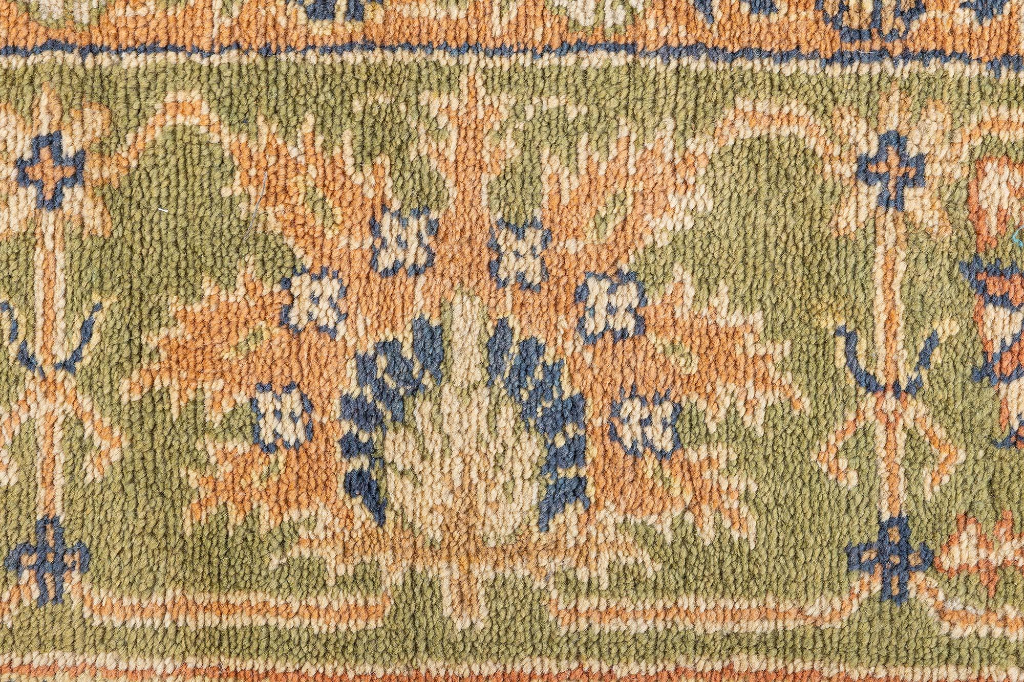 Doris Leslie Blau Antique Turkish Oushak Rug For Sale 1