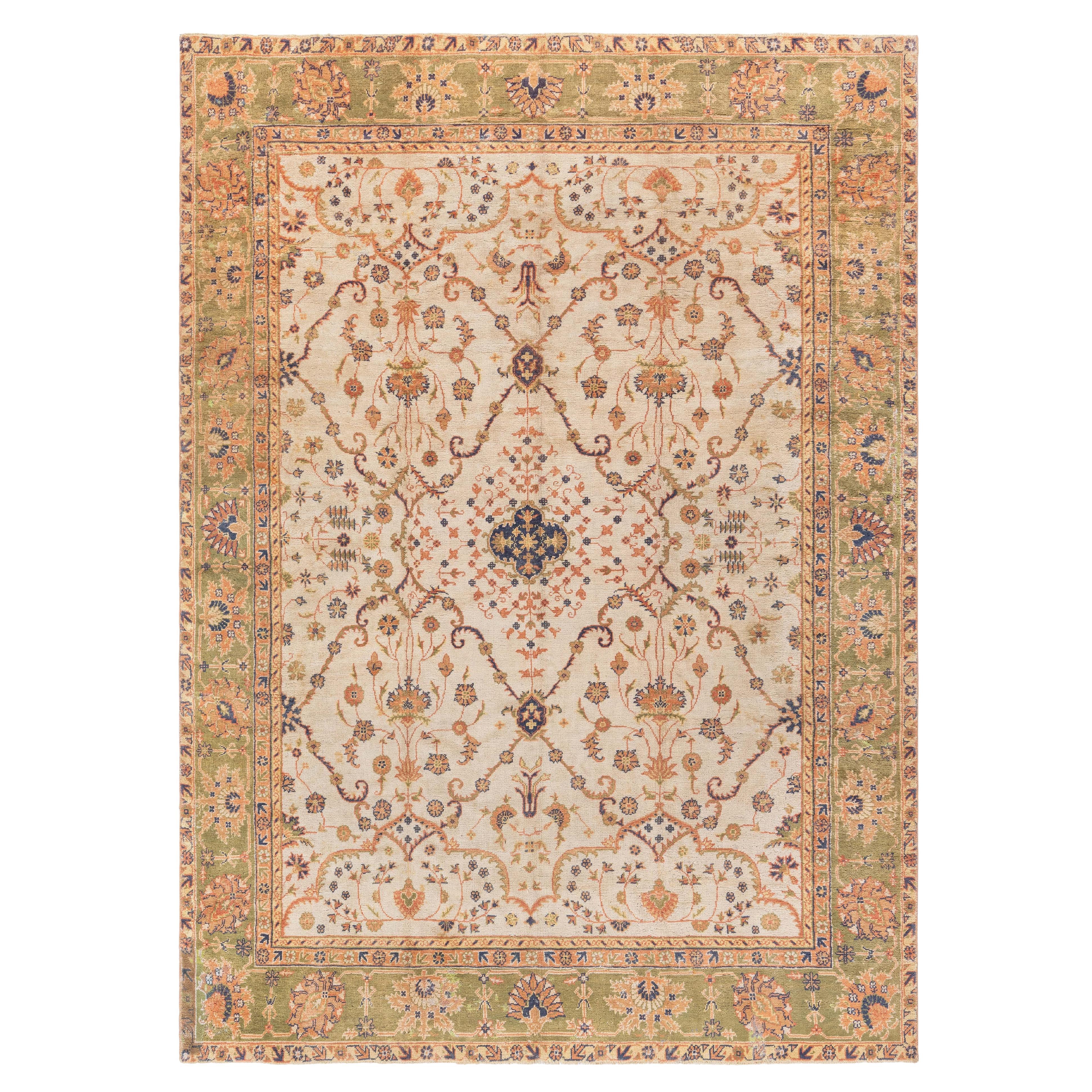 Doris Leslie Blau Antique Turkish Oushak Rug