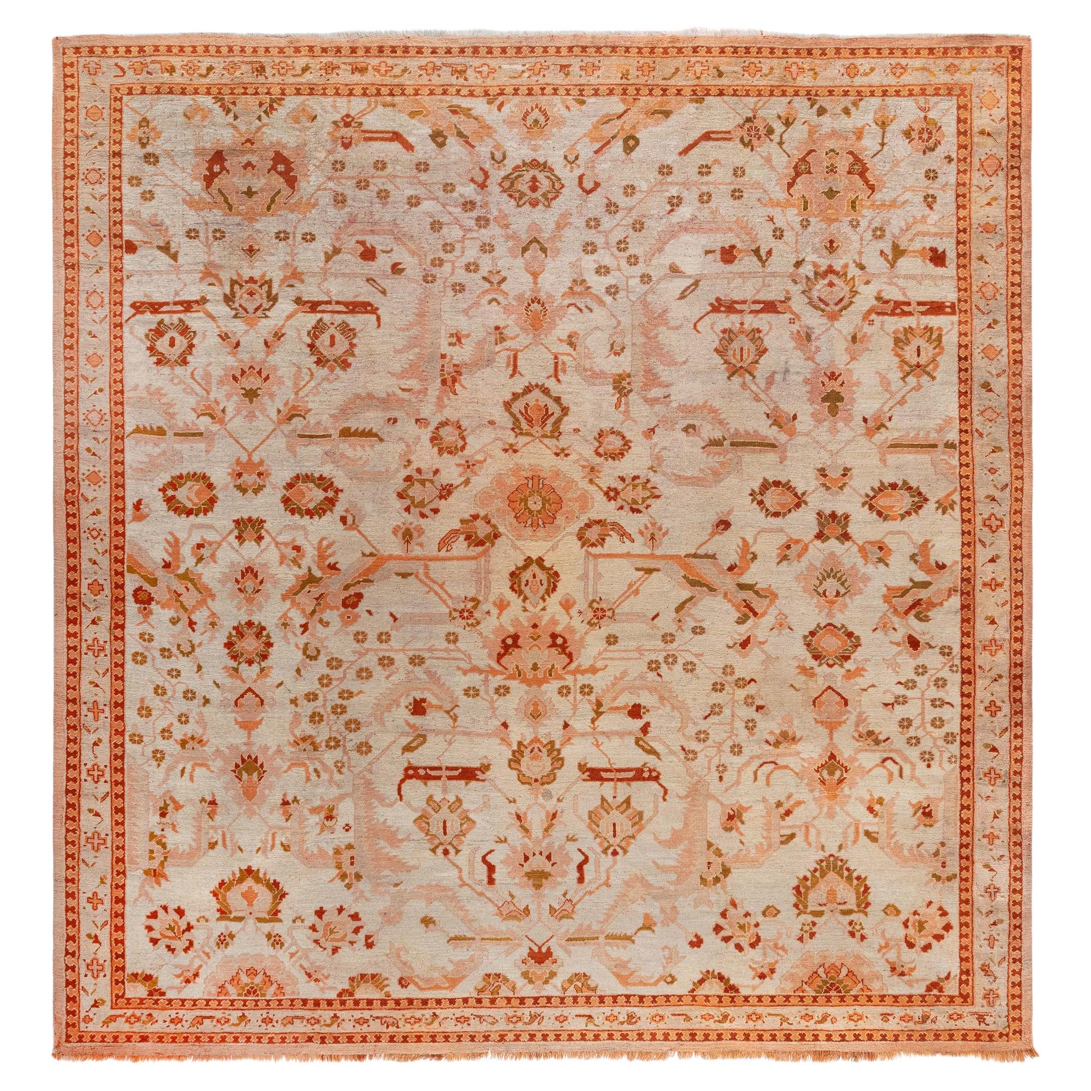 Doris Leslie Blau Antique Turkish Oushak Rug