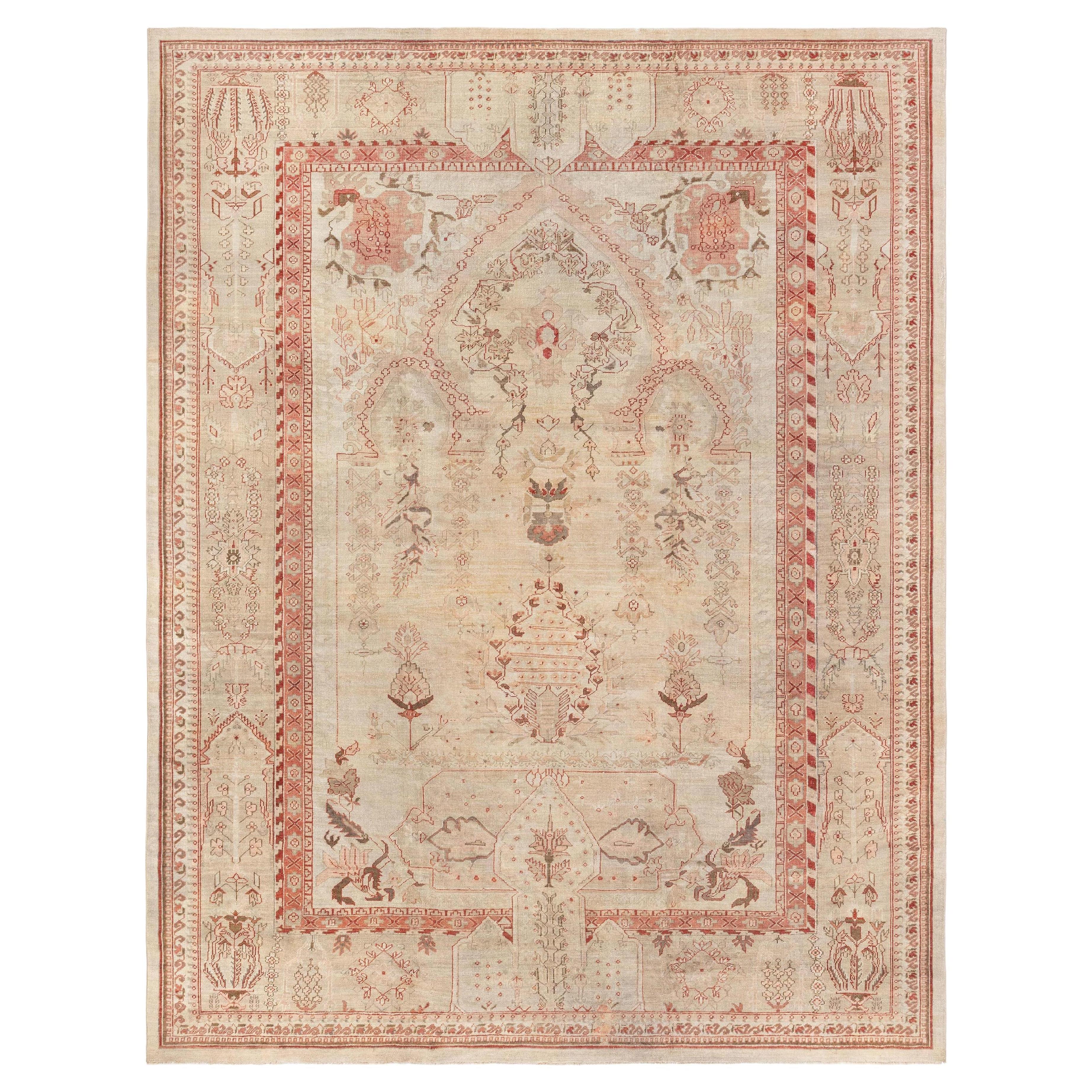Doris Leslie Blau Antique Turkish Oushak Rug