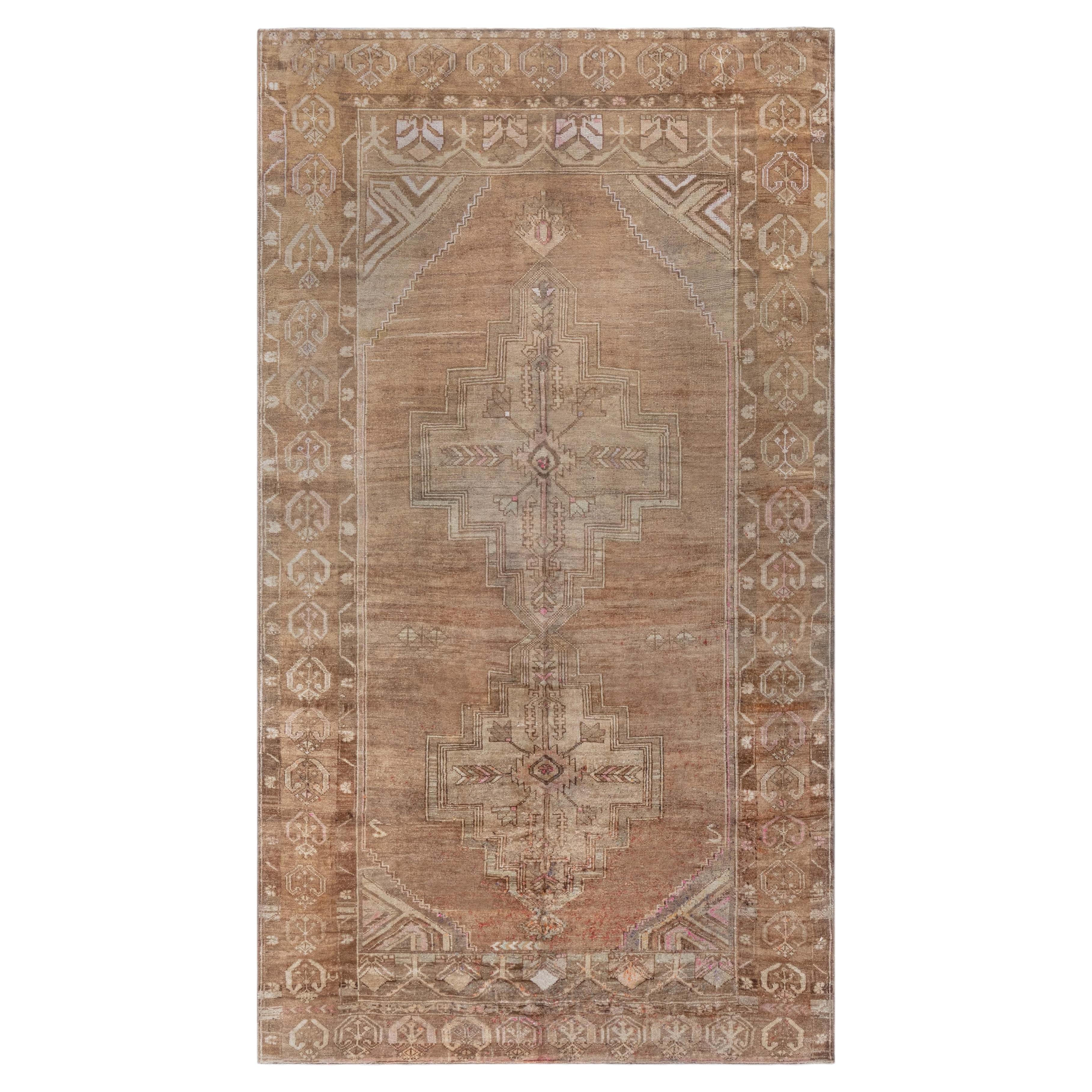 Doris Leslie Blau Antique Turkish Oushak Rug For Sale
