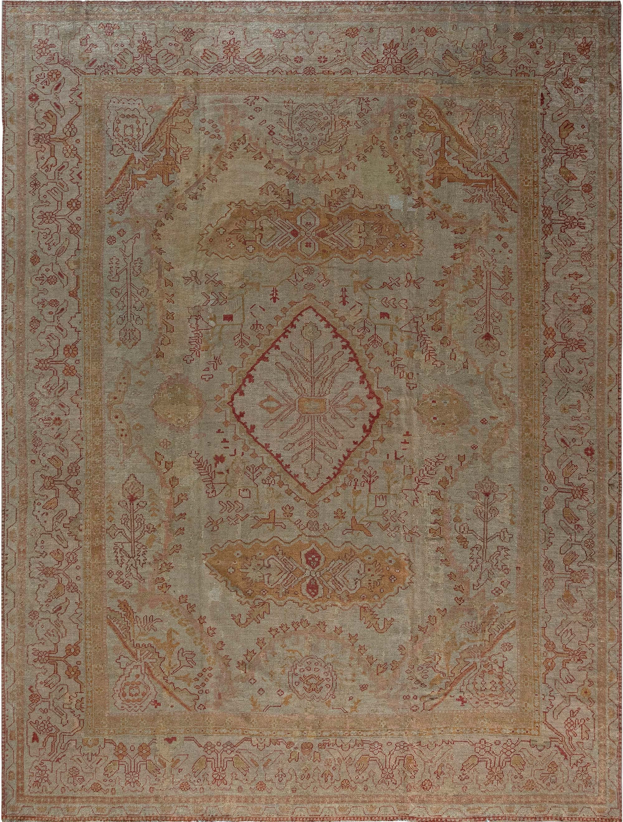 Doris Leslie Blau Antique Turkish Oushak Rug