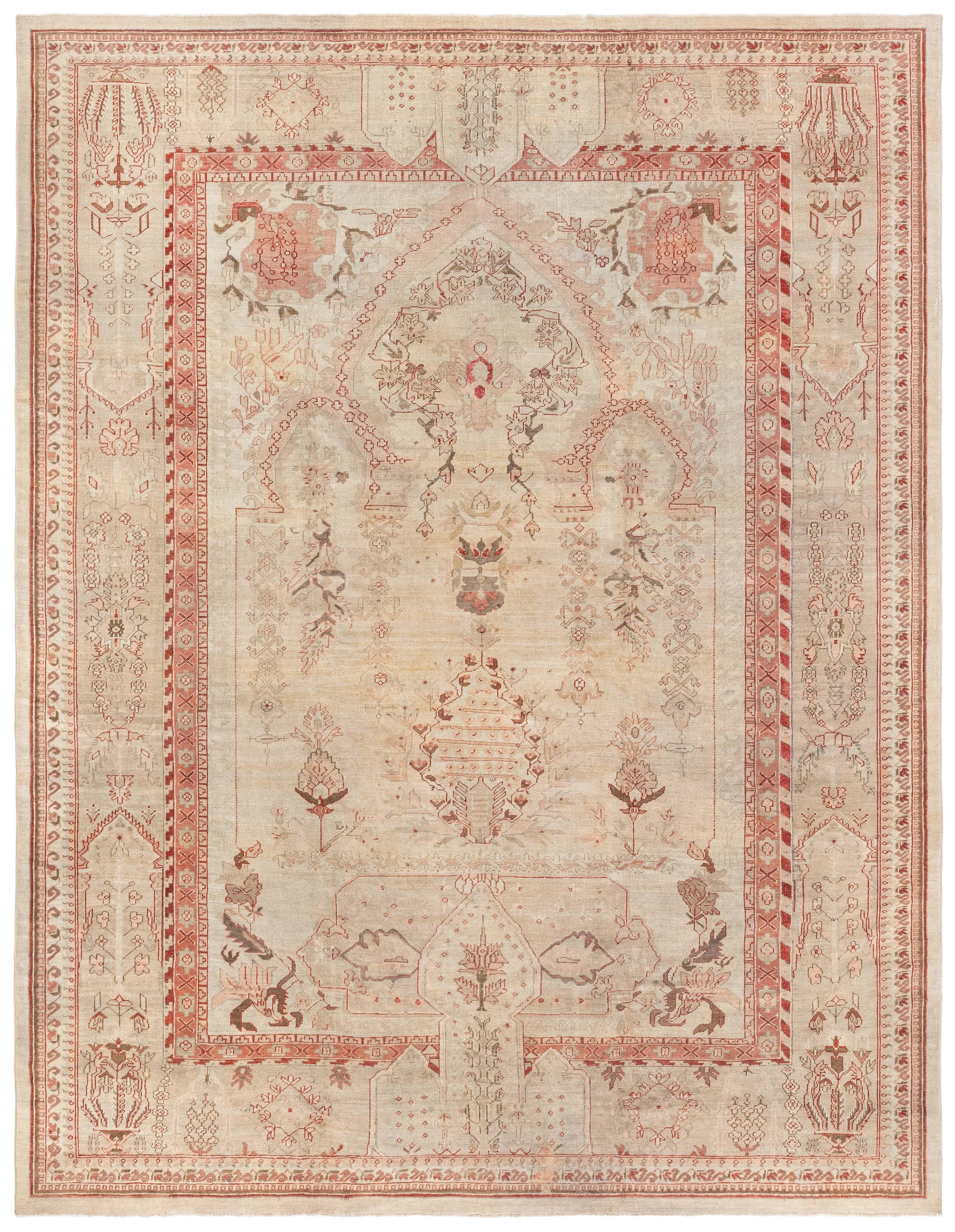 Doris Leslie Blau Antique Turkish Oushak Rug