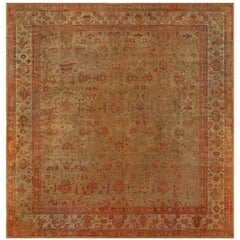 Tapis d'Oushak turc ancien Doris Leslie Blau, taille ajustée