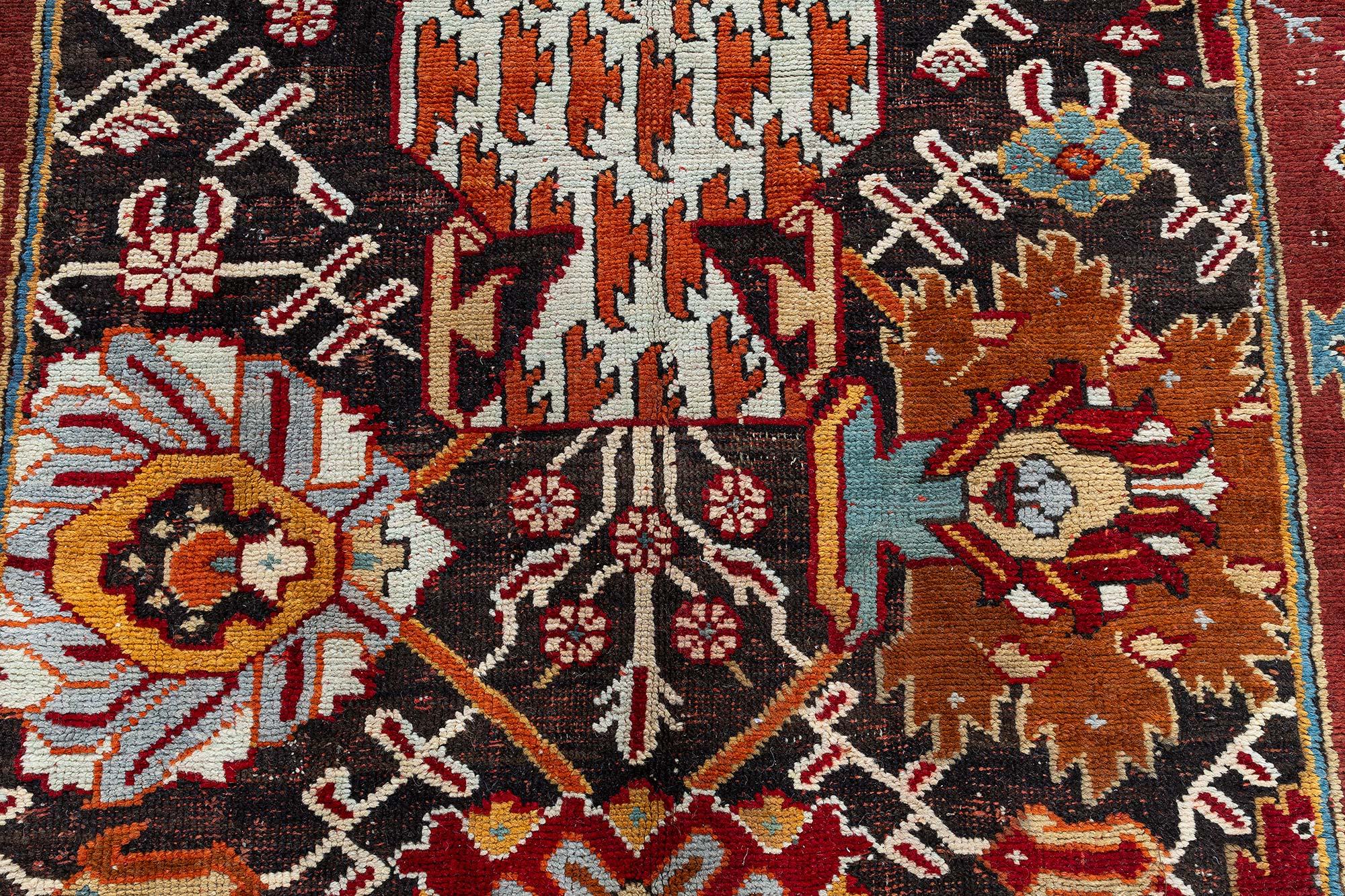 Doris Leslie Blau Antique Turkish Oushak Runner For Sale 1