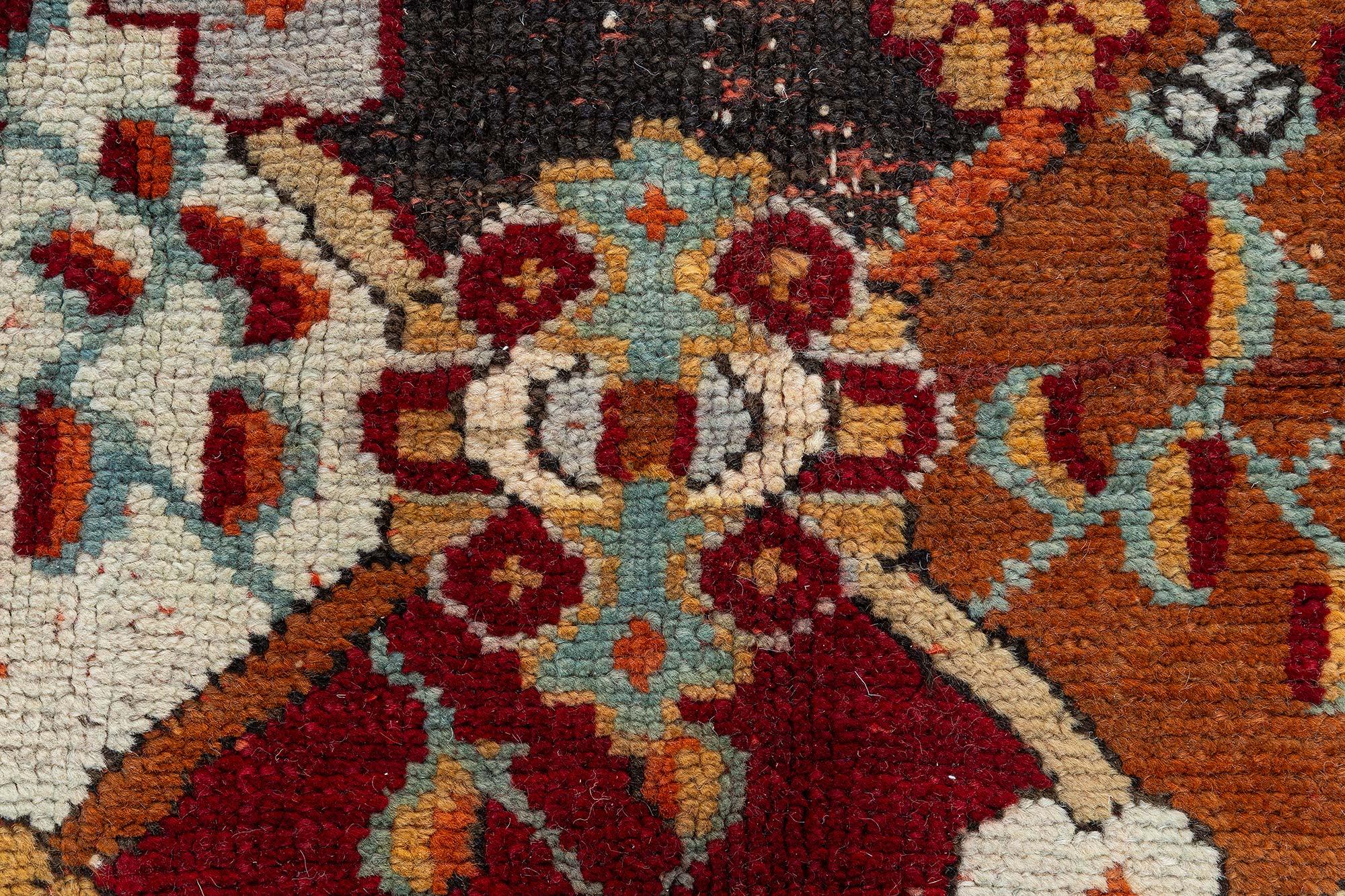 Doris Leslie Blau Antique Turkish Oushak Runner For Sale 3