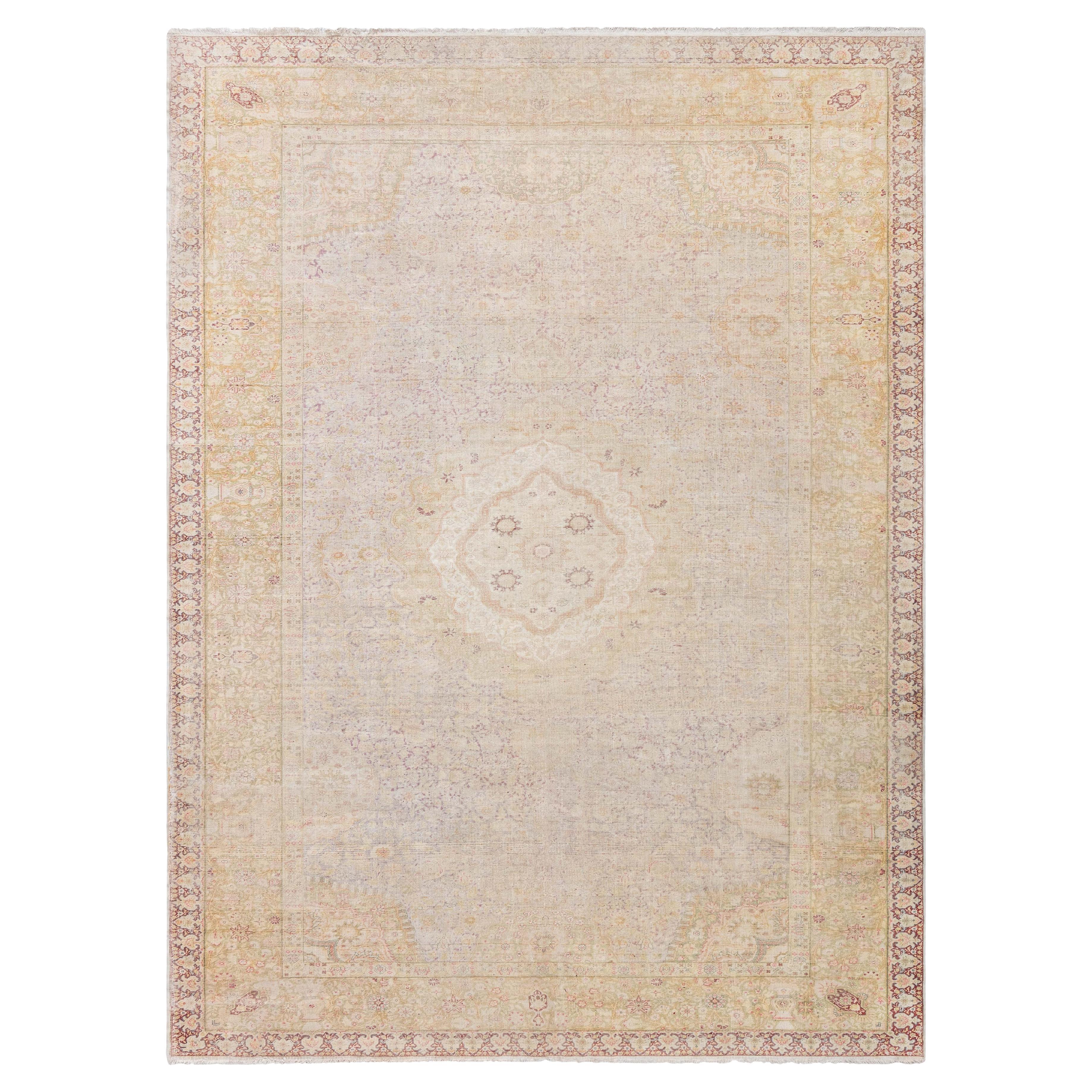 Doris Leslie Blau Antique Turkish Silk Sivas Rug