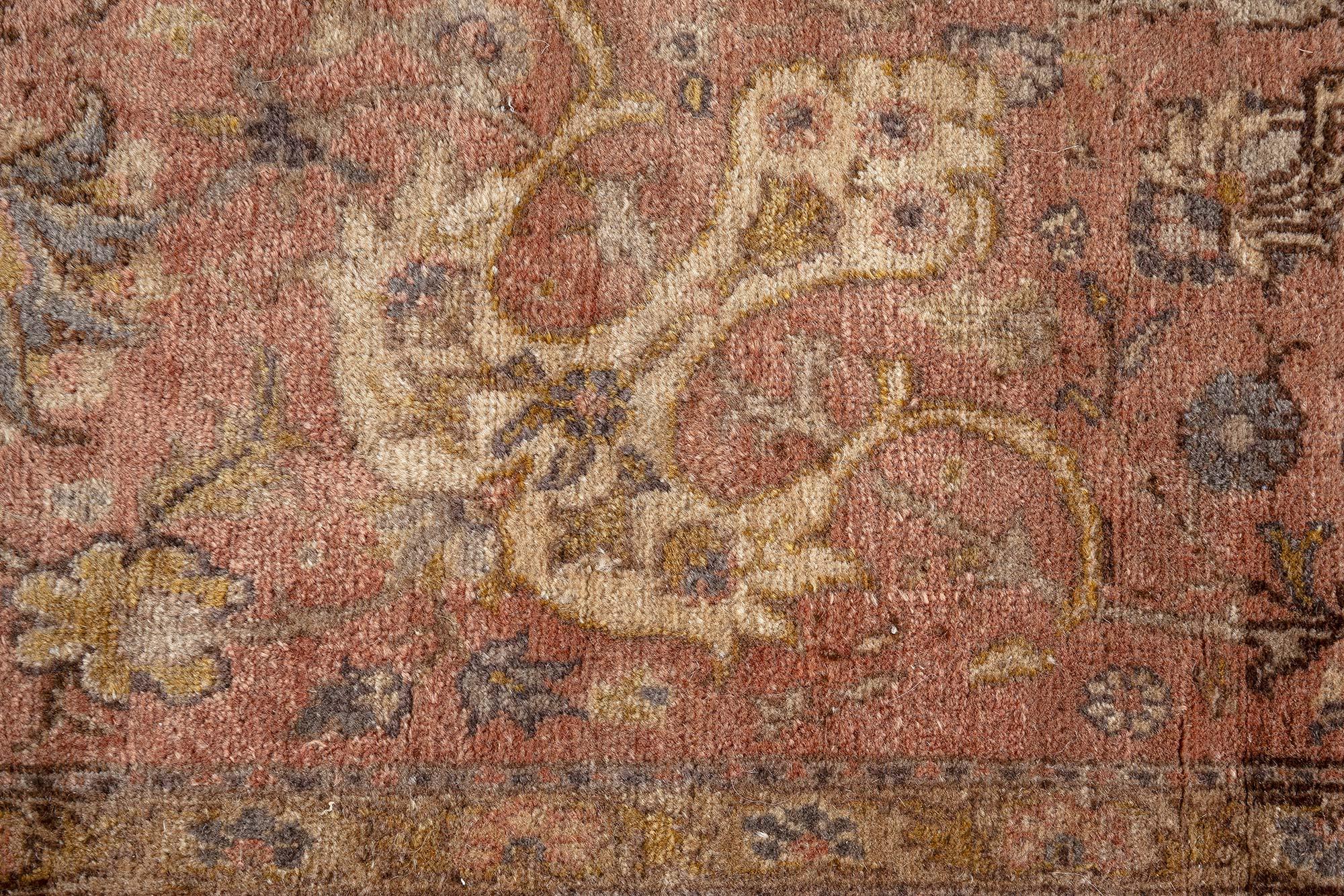 20th Century Doris Leslie Blau Antique Turkish Sivas Rug For Sale