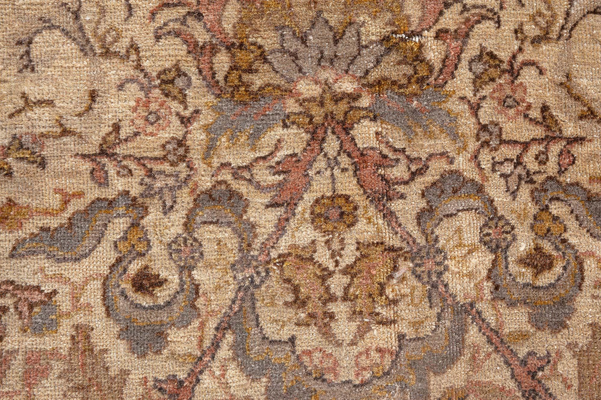Wool Doris Leslie Blau Antique Turkish Sivas Rug For Sale