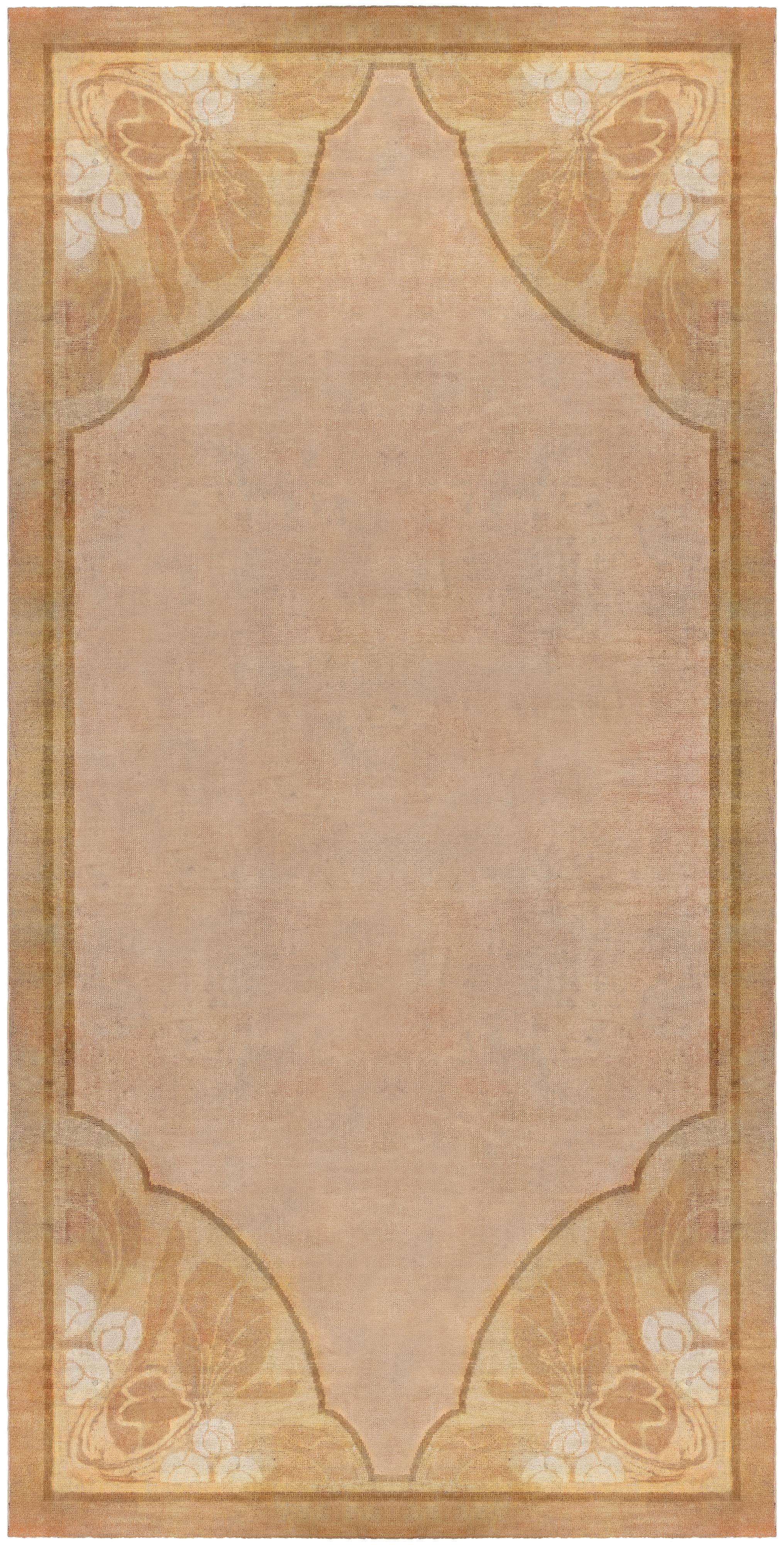 Antique Viennese Art Nouveau Rug
Size: 8'6