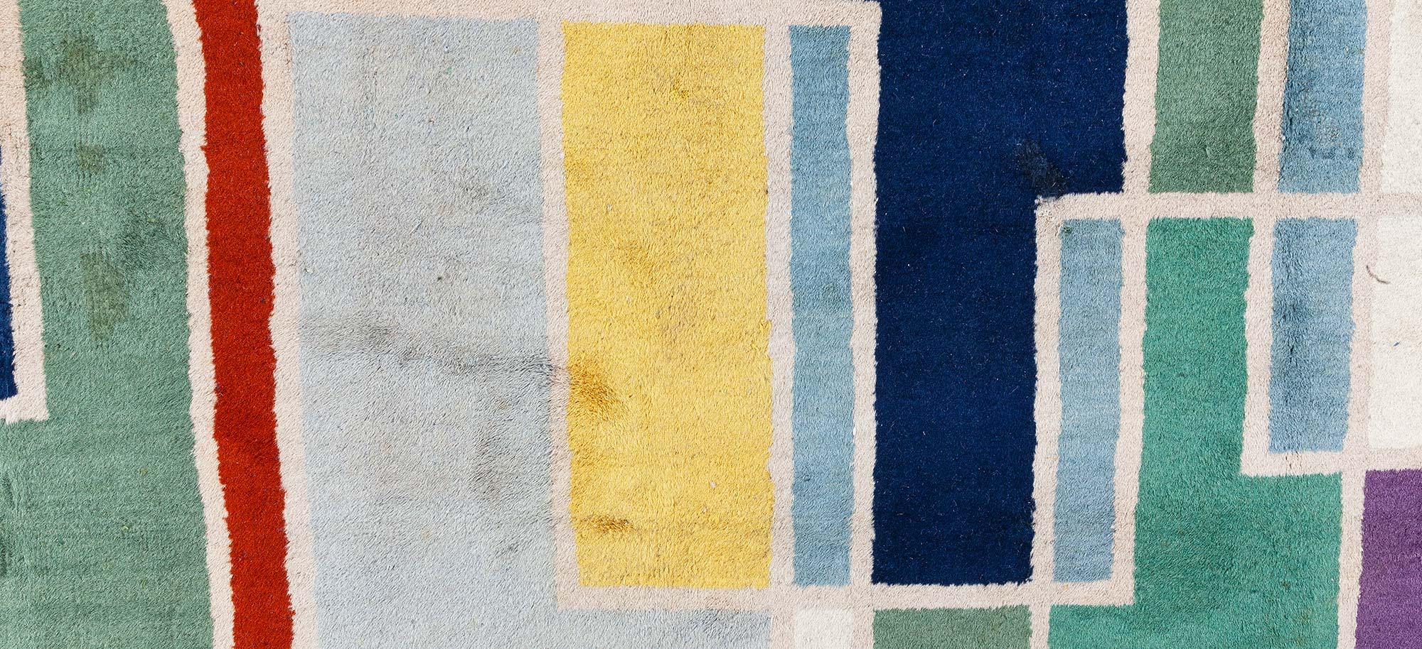 Doris Leslie Blau Art-Deco-Teppich von Mario Radice (signiert MRADICE) im Zustand „Gut“ im Angebot in New York, NY