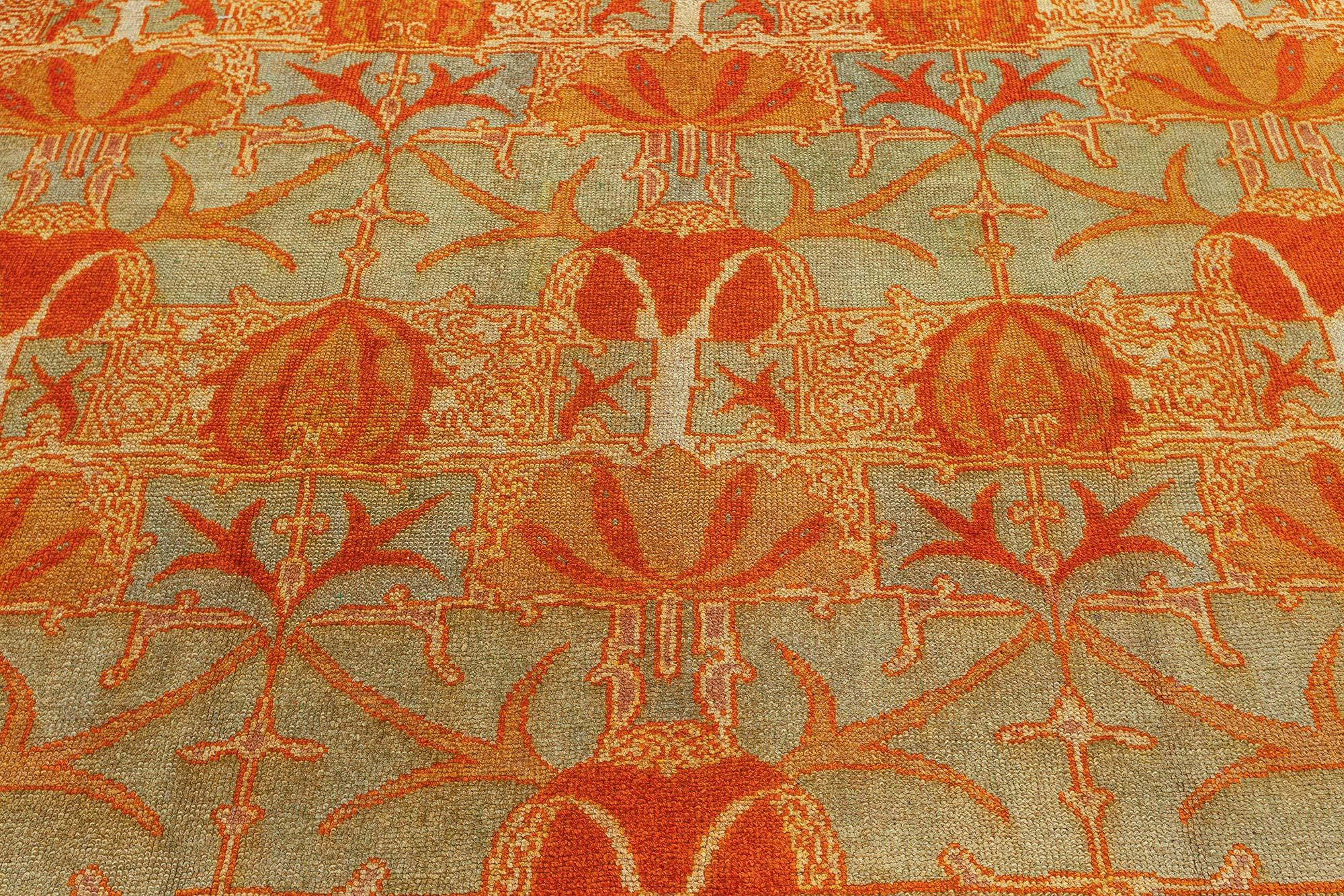 Annodato a mano Tappeto Doris Leslie Blau Arts and Crafts Donegal di C.F.A. Voysey in vendita