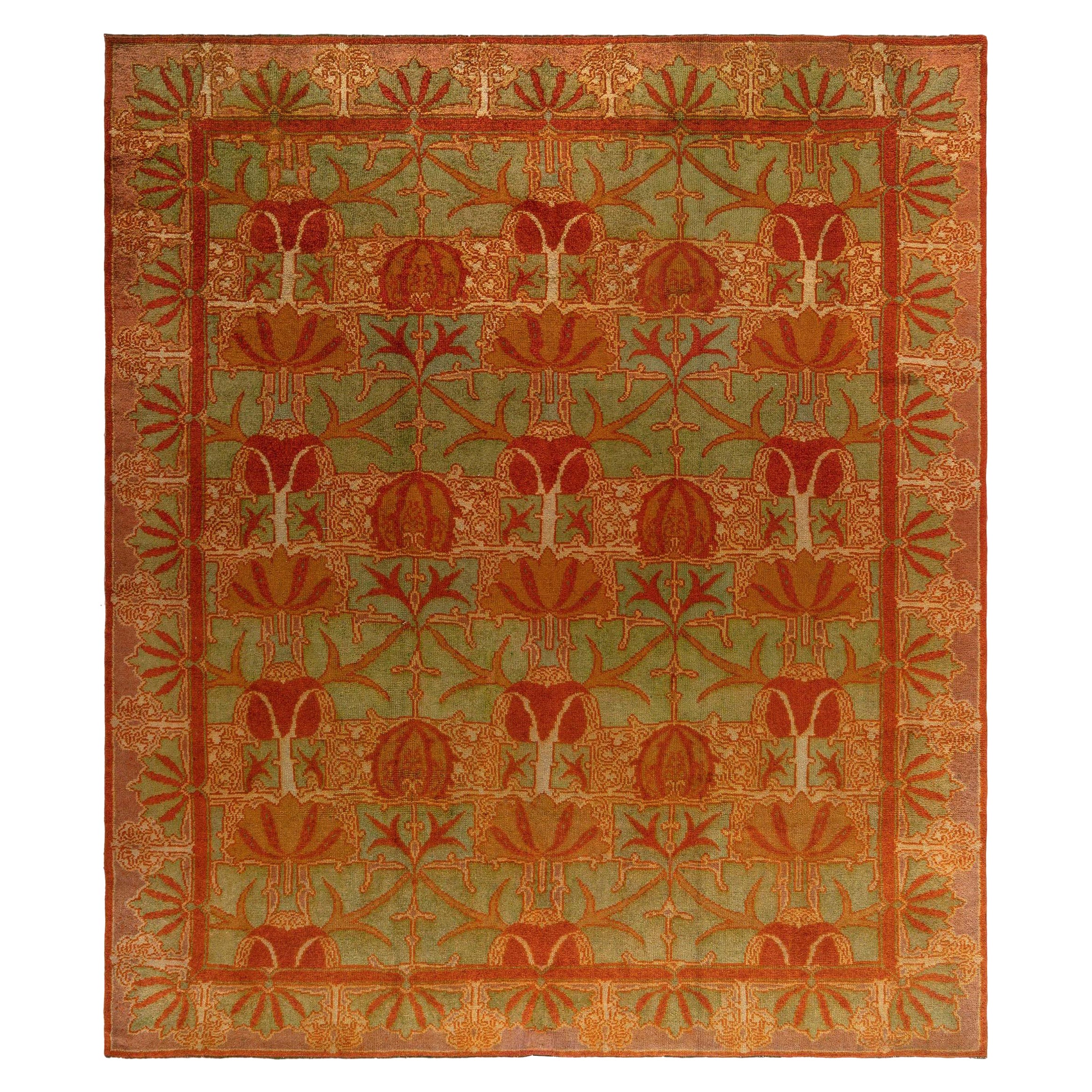 Tappeto Doris Leslie Blau Arts and Crafts Donegal di C.F.A. Voysey
