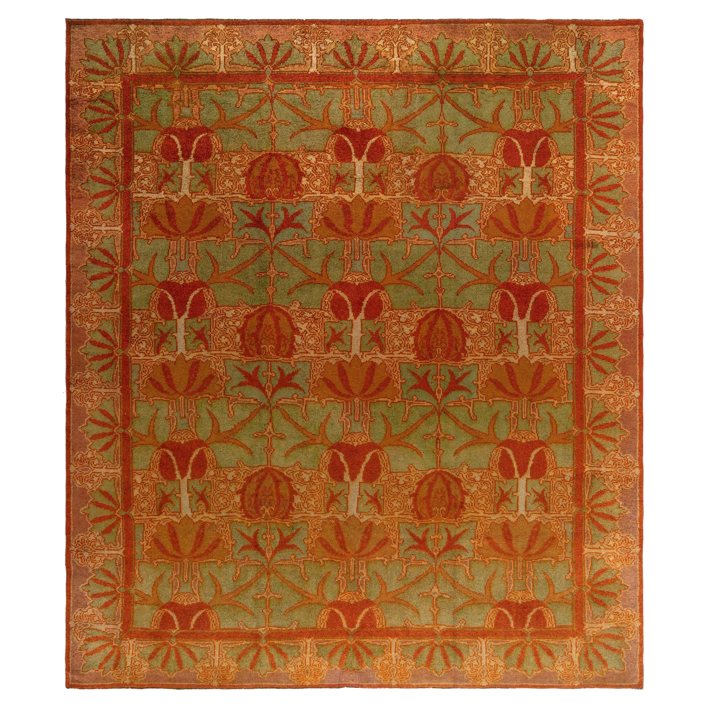 Alfombra Doris Leslie Blau Arts and Crafts Donegal de C.F.A. Voysey en venta