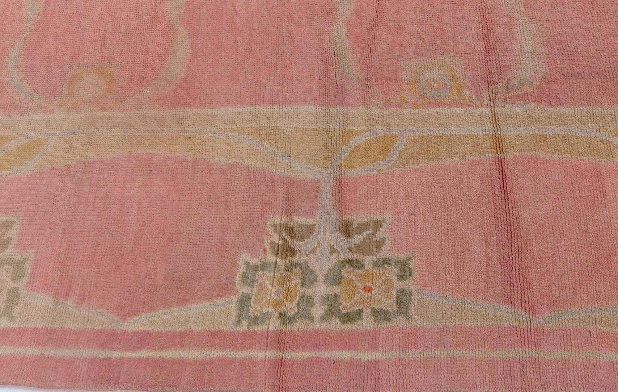 British Doris Leslie Blau Arts & Crafts Rug by Gavin Morton For Sale