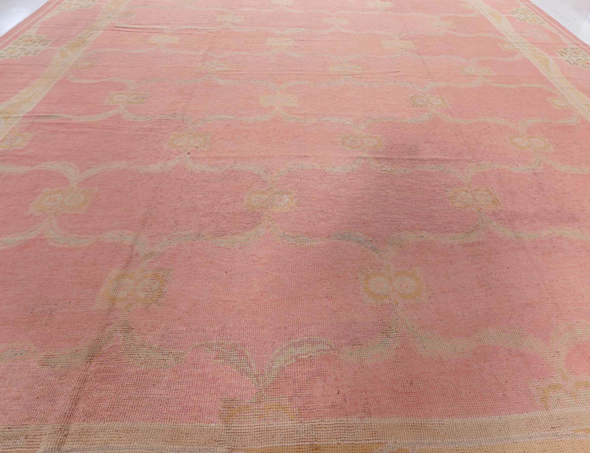 Hand-Knotted Doris Leslie Blau Arts & Crafts Rug by Gavin Morton For Sale