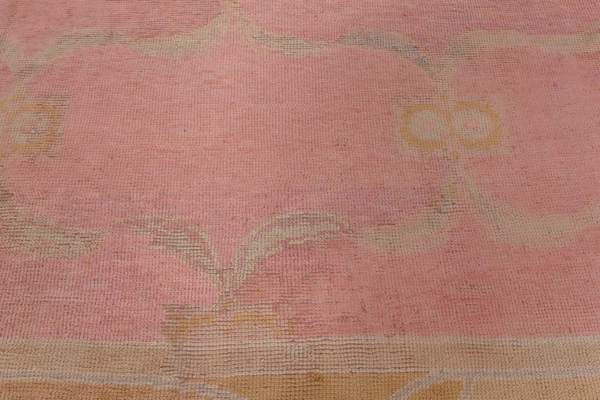 Doris Leslie Blau Arts & Crafts Rug by Gavin Morton In Good Condition For Sale In New York, NY