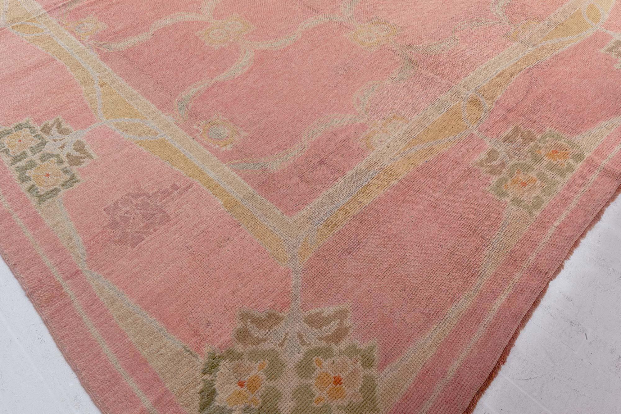 Wool Doris Leslie Blau Arts & Crafts Rug by Gavin Morton For Sale