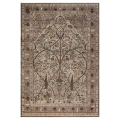 Tapis persan Tabriz en laine fait main Doris Leslie Blau Autehntic