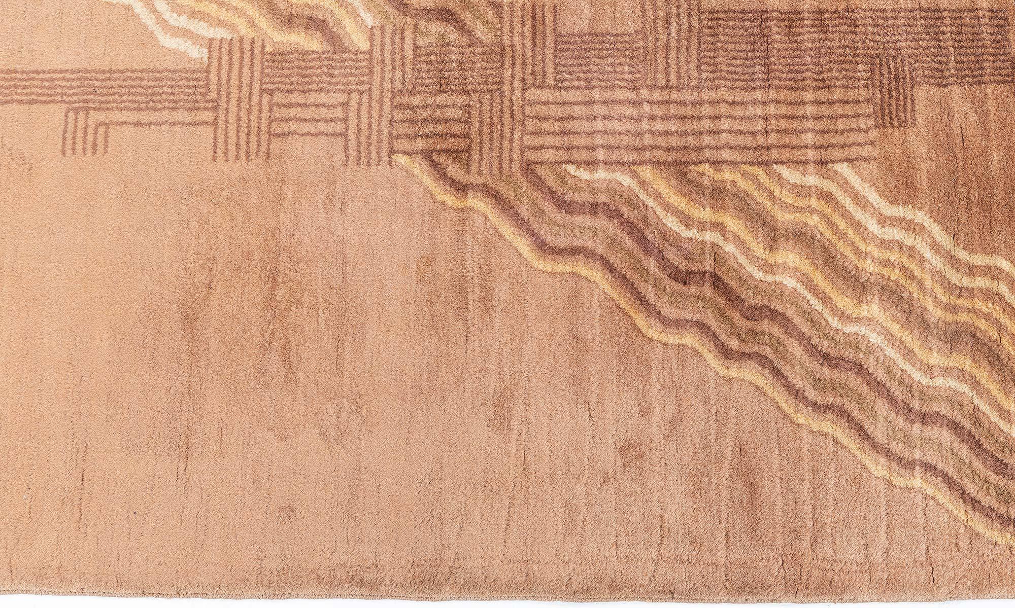 Authentique tapis chinois Art déco des années 1930
Taille : 91 × 144 cm (3'0