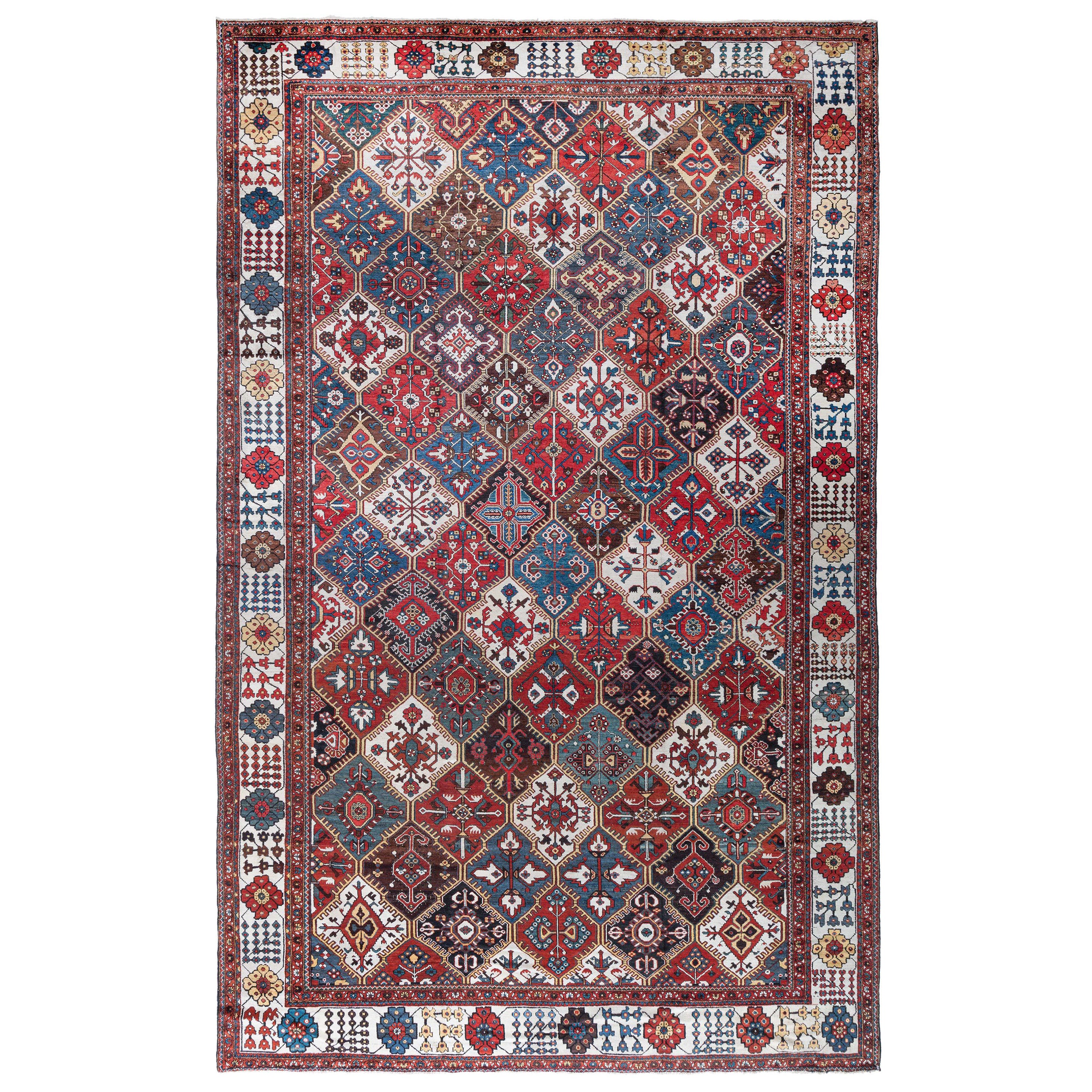 Doris Leslie Blau Authentic 19th Century Persian Bakhtiari Carpet