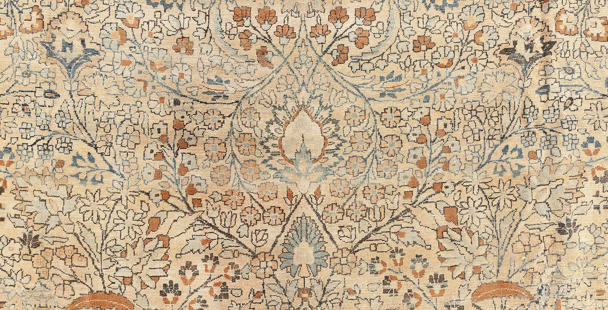 Doris Leslie Blauer authentischer persischer Khorassan-Teppich aus dem 19. Jahrhundert im Angebot 2
