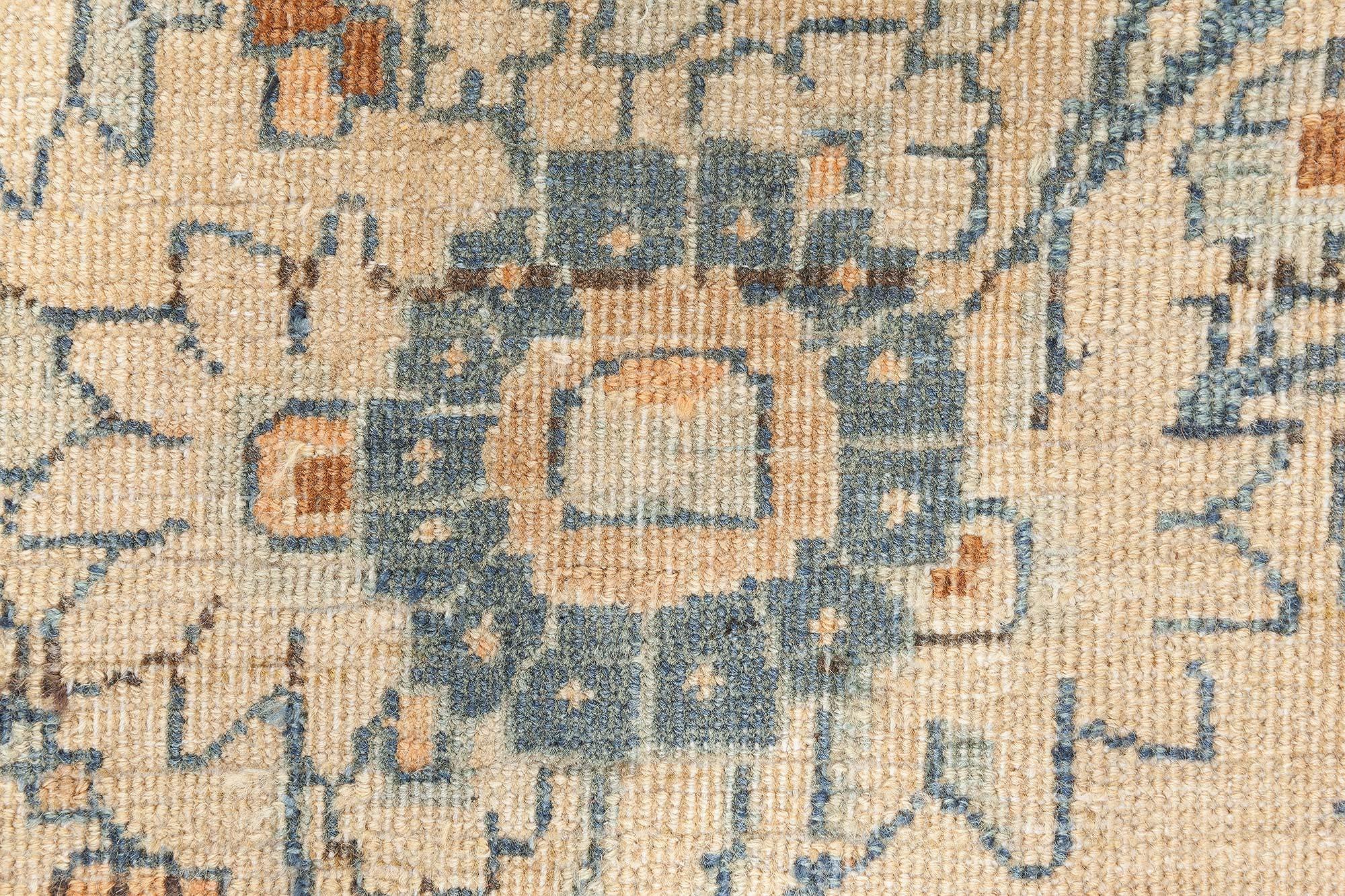 Doris Leslie Blauer authentischer persischer Khorassan-Teppich aus dem 19. Jahrhundert (Wolle) im Angebot