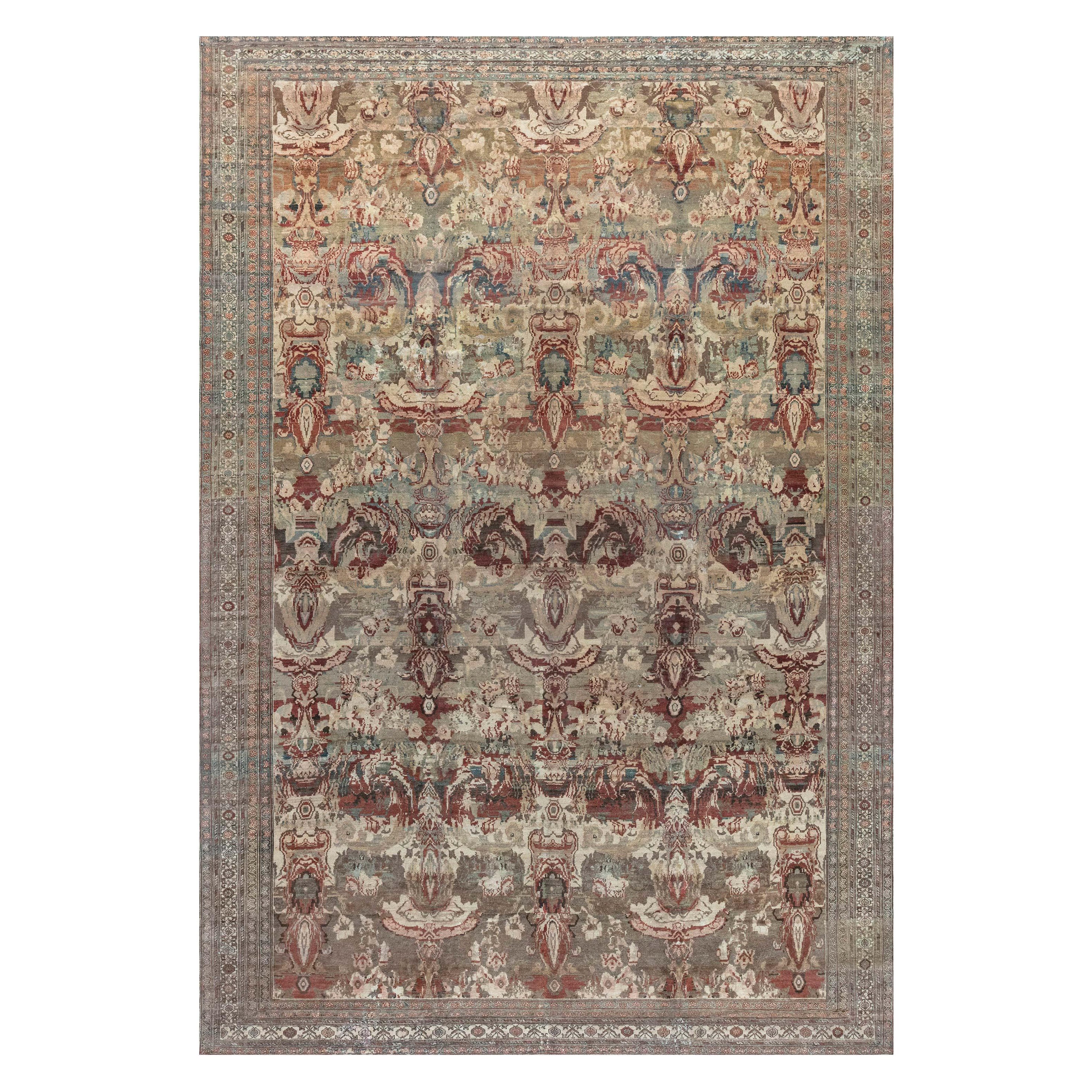 Doris Leslie Blau Tappeto persiano Malayer autentico del XIX secolo