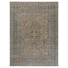 Tapis persan Meshad authentique du 19ème siècle fait à la main Doris Leslie Blau