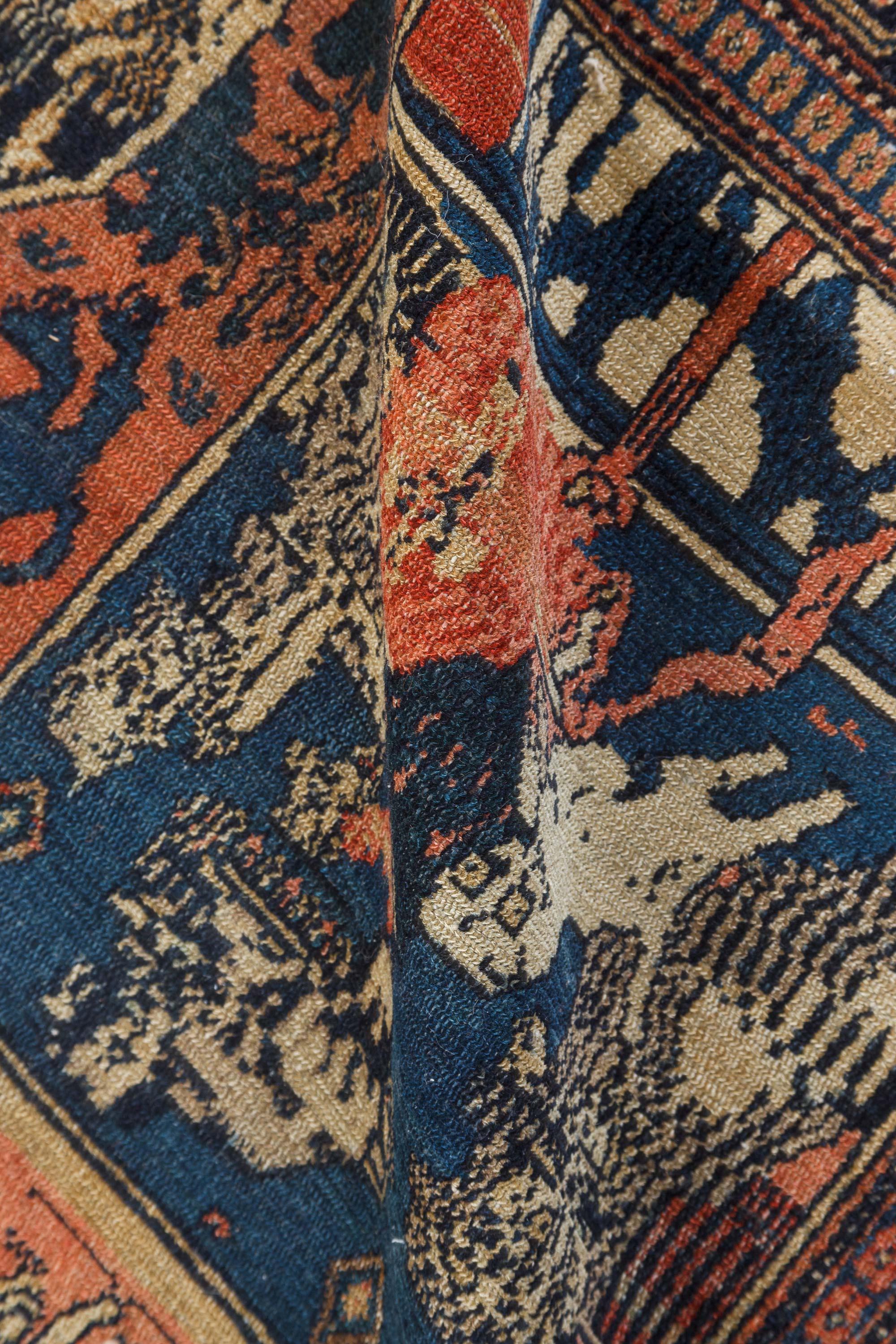 Doris Leslie Blau Authentic 19th Century Persian Senneh Rug For Sale 1