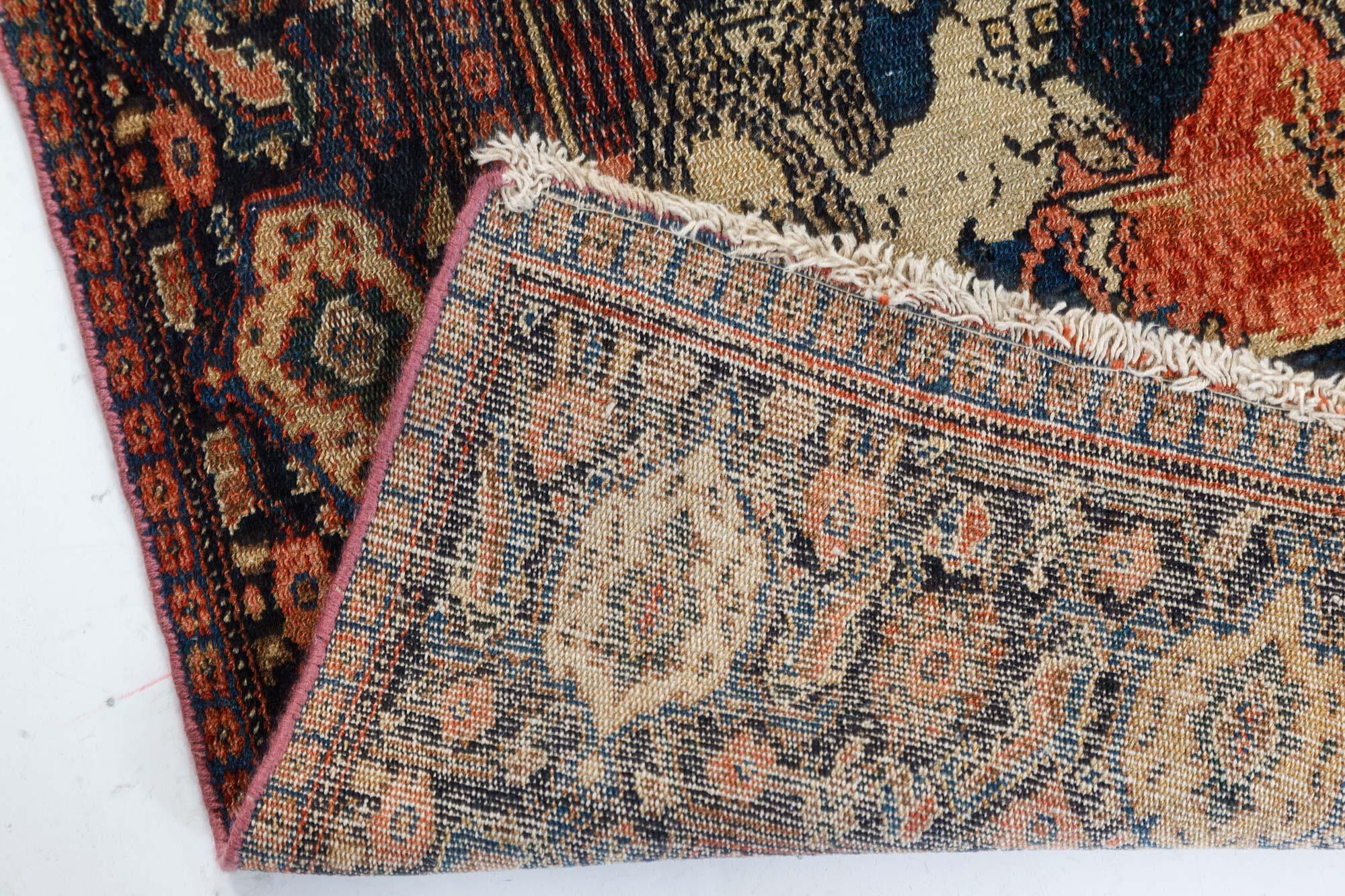 Doris Leslie Blau Authentic 19th Century Persian Senneh Rug For Sale 2