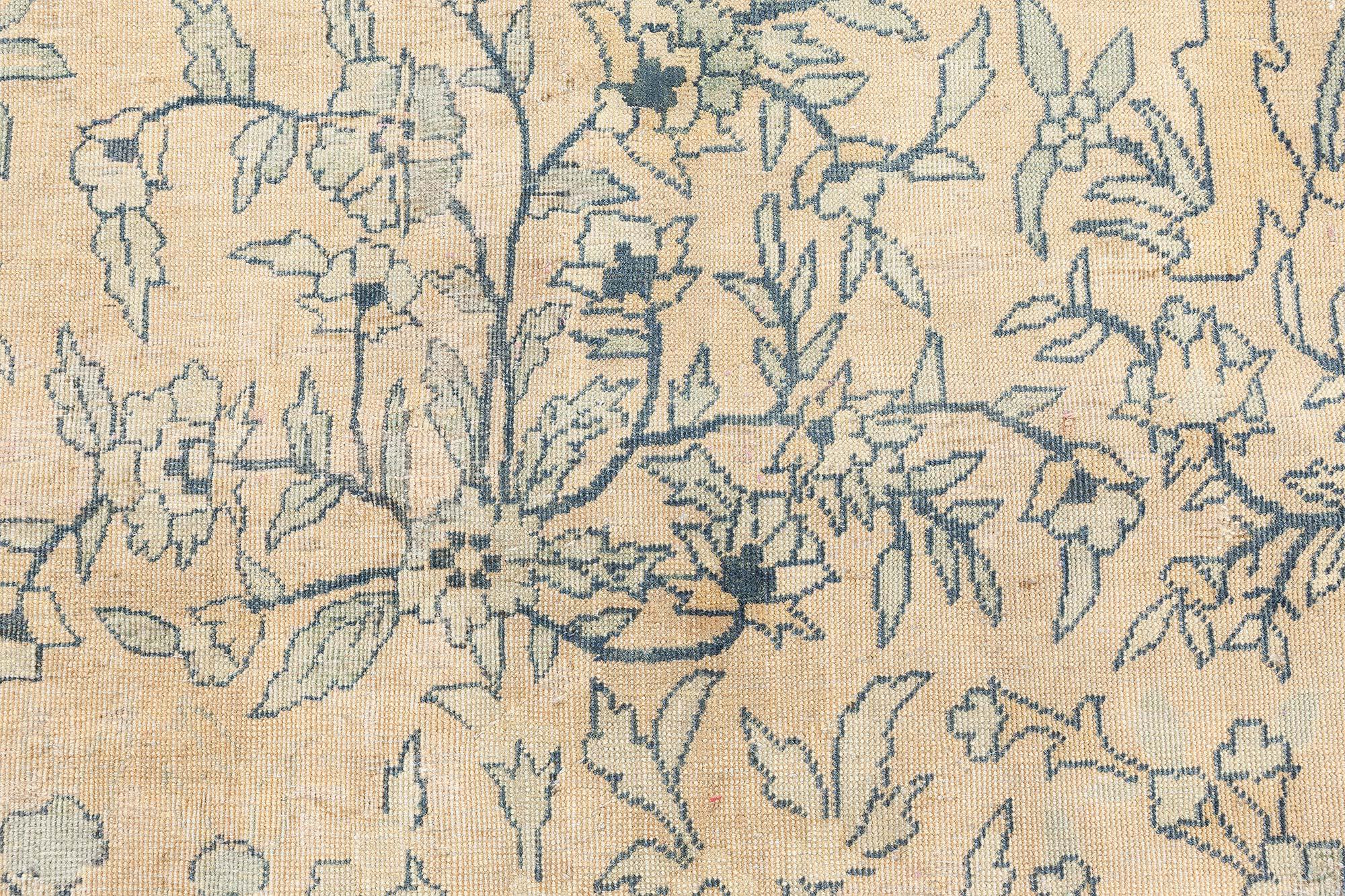 Doris Leslie Blau Authentischer indischer handgefertigter Teppich des frühen 20. Jahrhunderts (Indisch) im Angebot
