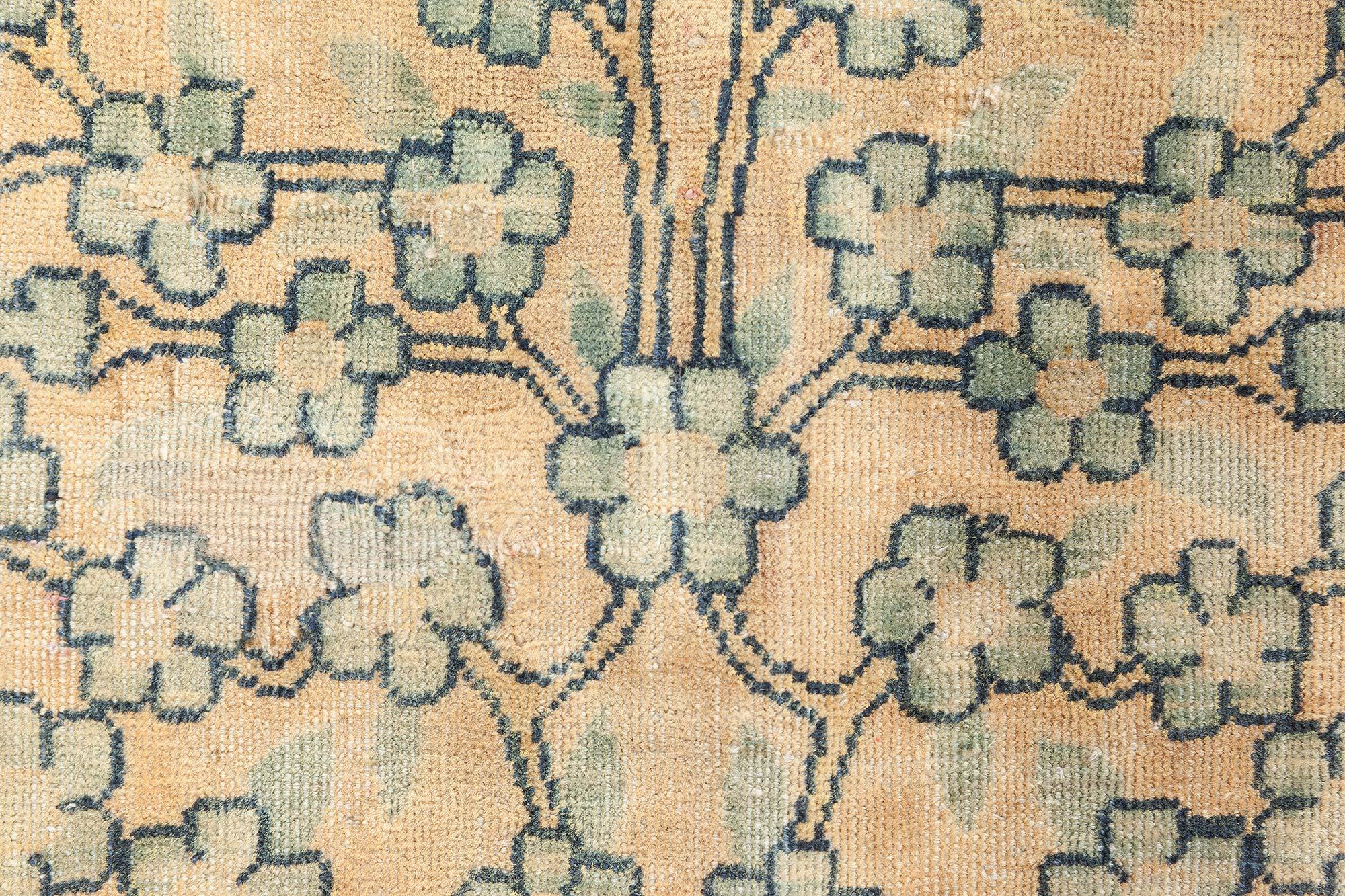Doris Leslie Blau Authentischer indischer handgefertigter Teppich des frühen 20. Jahrhunderts im Angebot 2