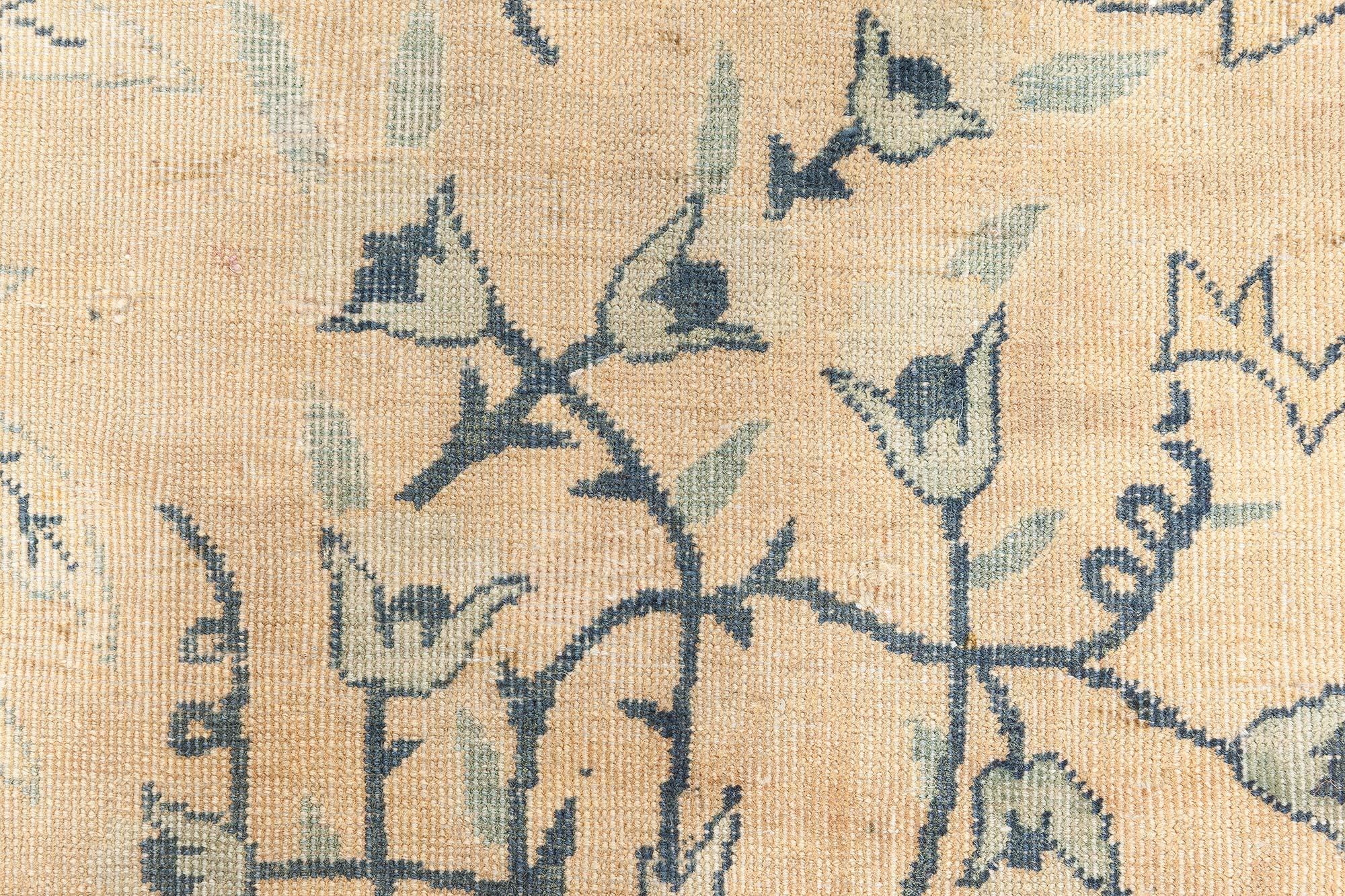 Doris Leslie Blau Authentischer indischer handgefertigter Teppich des frühen 20. Jahrhunderts im Angebot 3