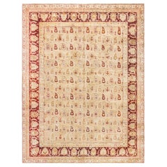Doris Leslie Blau Authentic Indian Amritsar Botanic Handwoven Rug