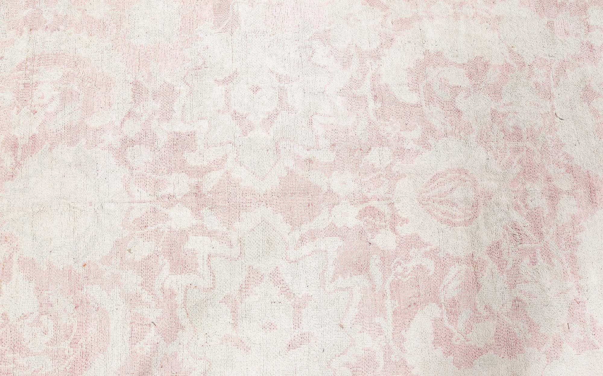 Tessuto a mano Doris Leslie Blau Tappeto autentico in cotone indiano Agra in vendita