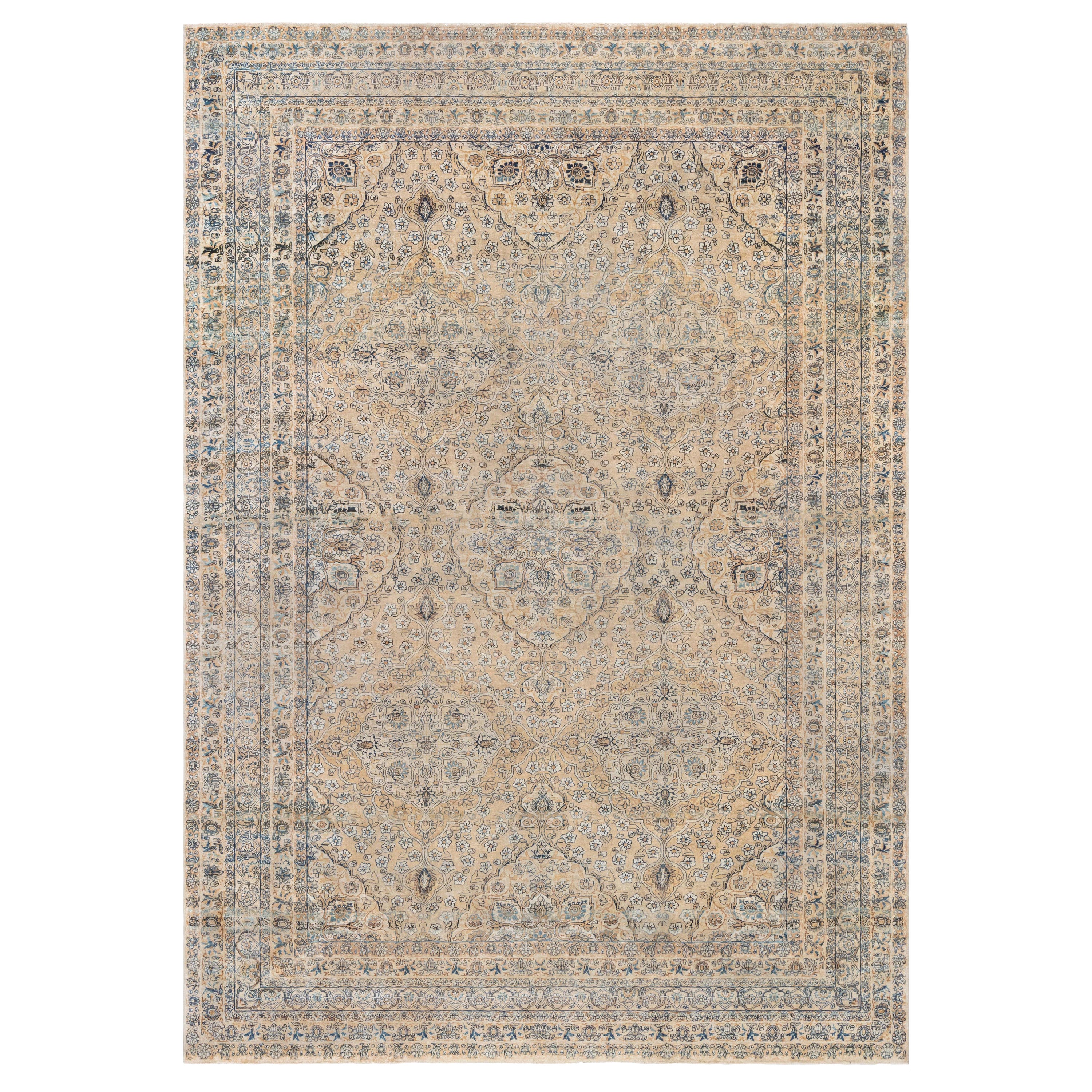 Doris Leslie Blau Authentic Persian Kirman Handmade Wool Rug
