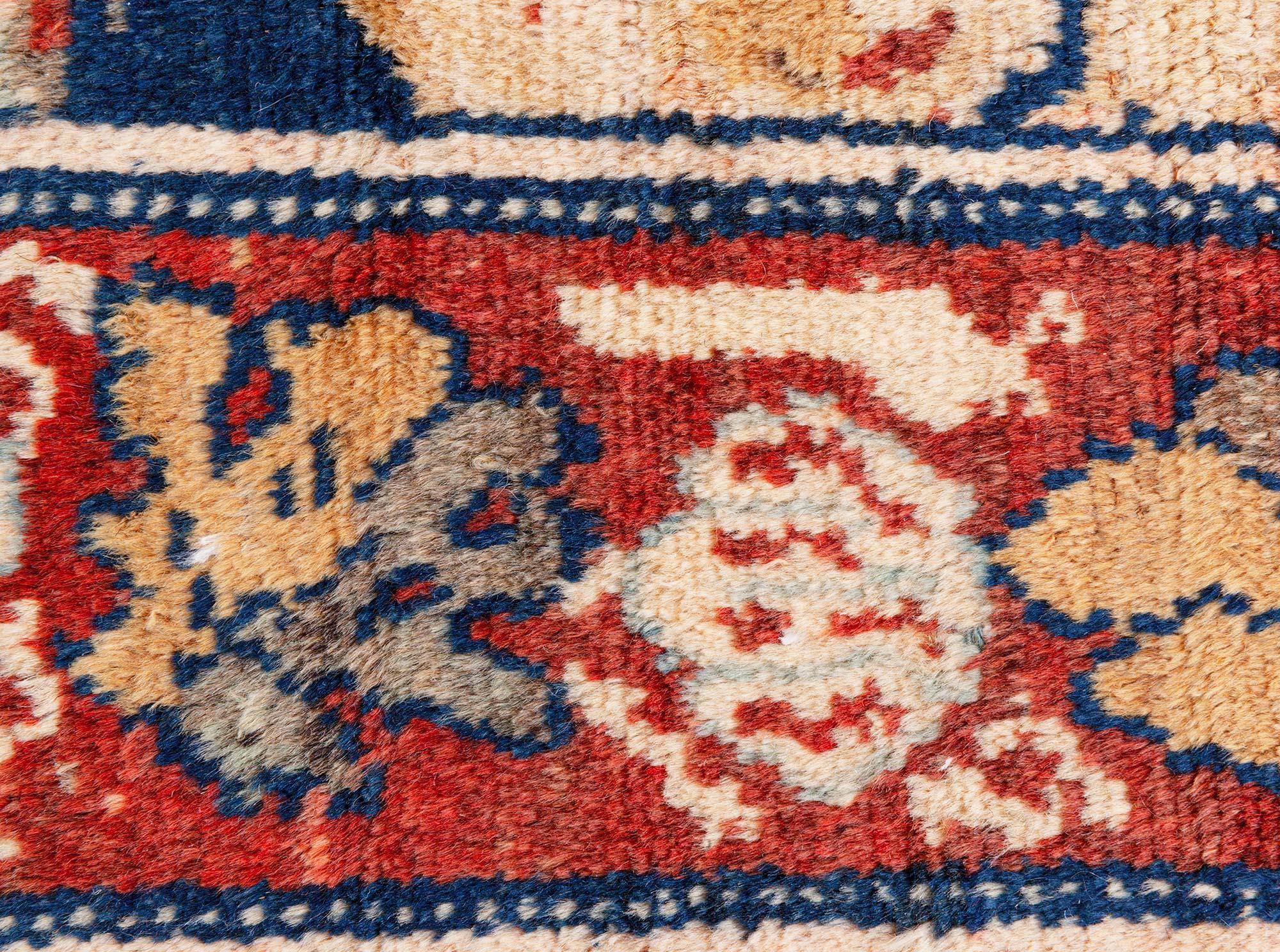 Authentique tapis persan Malayer Botanic fait à la main
Taille : 12'3