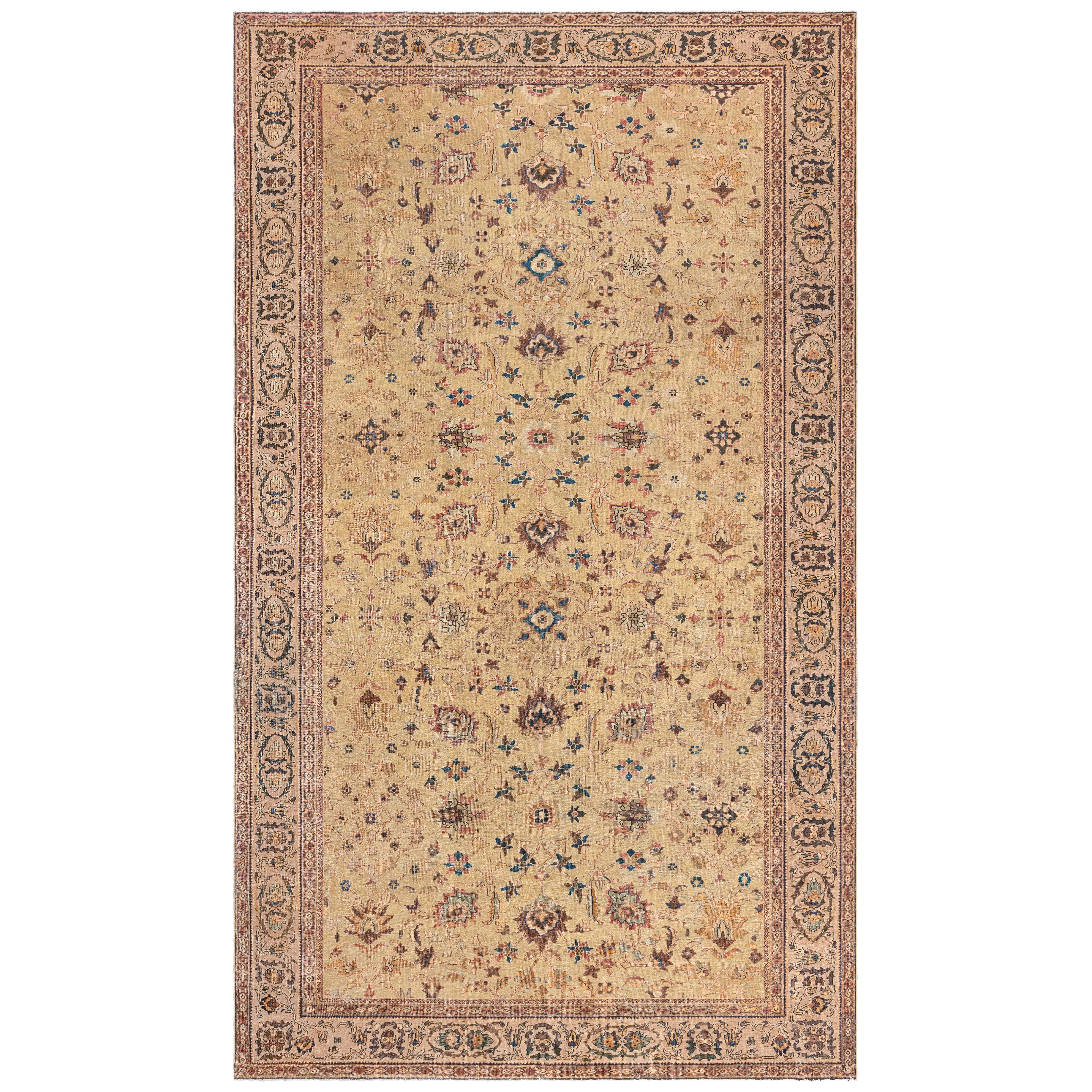 Tapis persan authentique Sultanabad en laine fait à la main Doris Leslie Blau