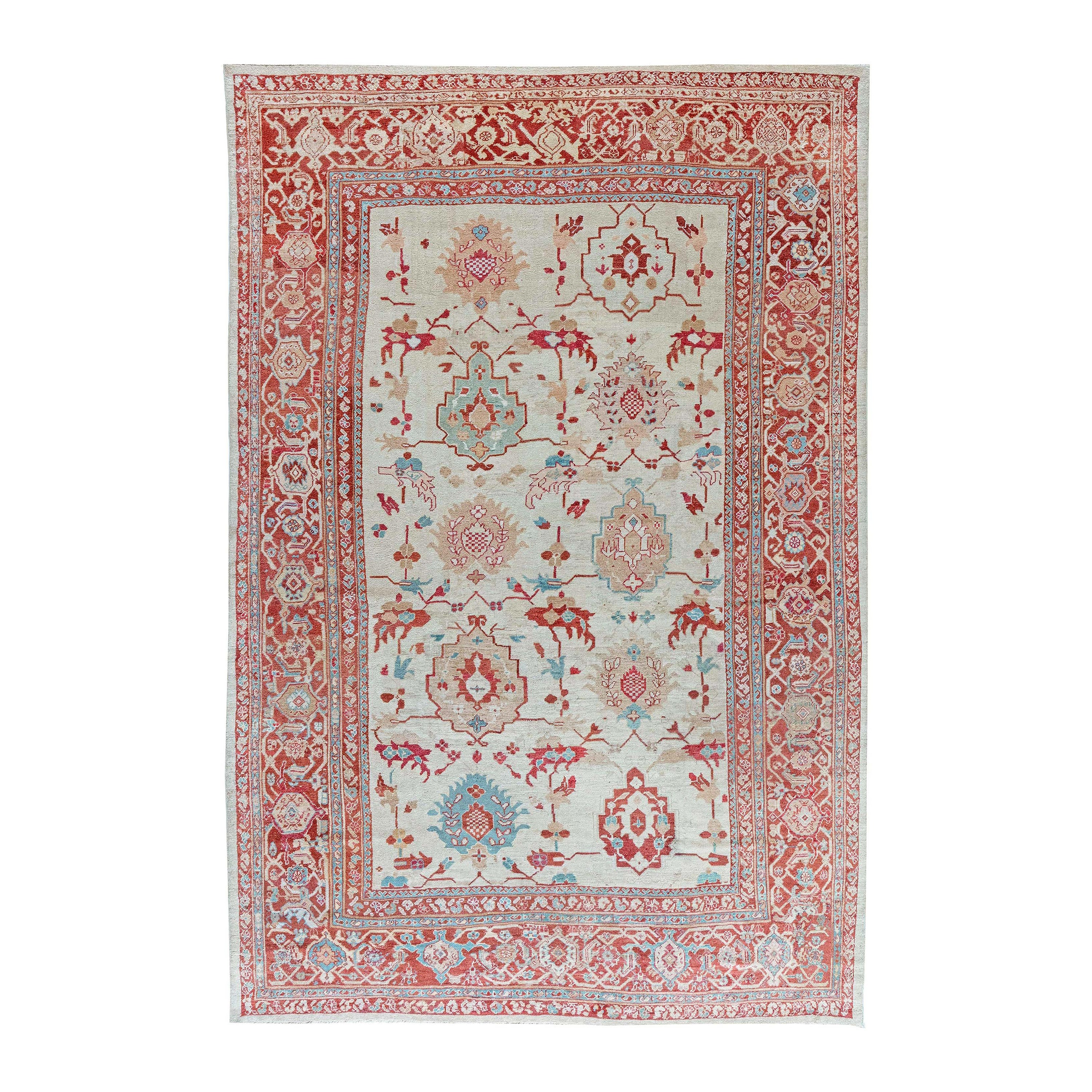 Doris Leslie Blau Authentischer Persischer Sultanabad-Teppich