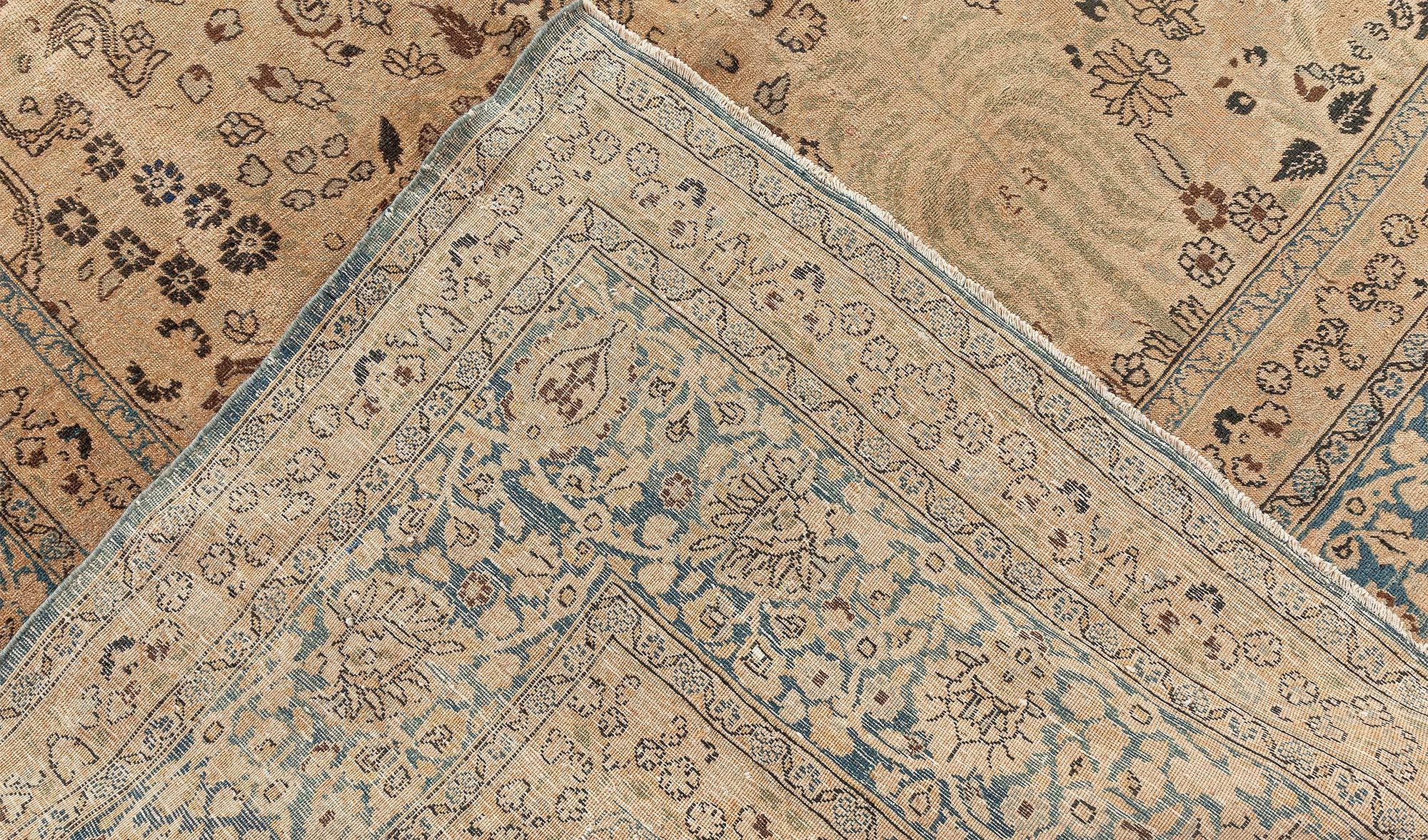 Doris Leslie Blau Tappeto autentico persiano Tabriz Botanic in lana fatto a mano in vendita 2