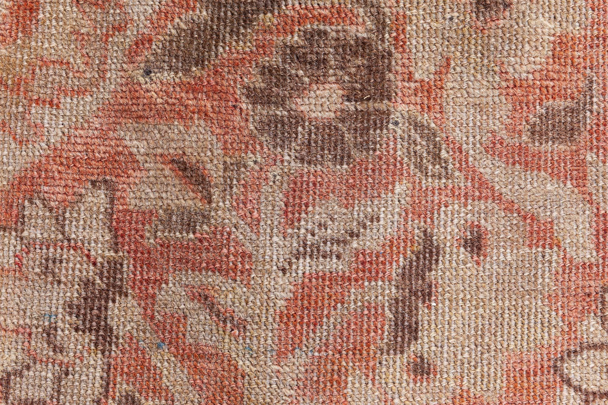 Doris Leslie Blauer authentischer persischer Täbris-Wollteppich, handgefertigt (Persisch) im Angebot