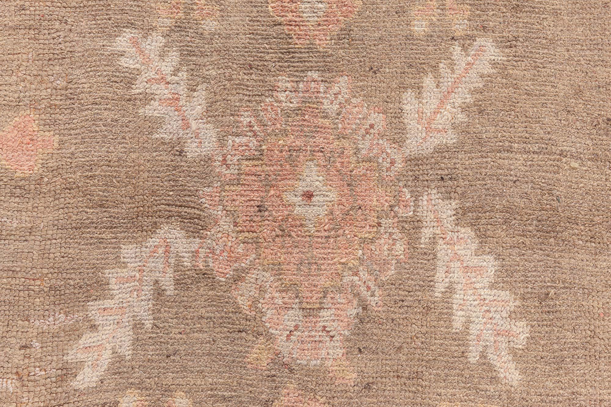 Doris Leslie Blau Antique Turkish Oushak Rug For Sale 4