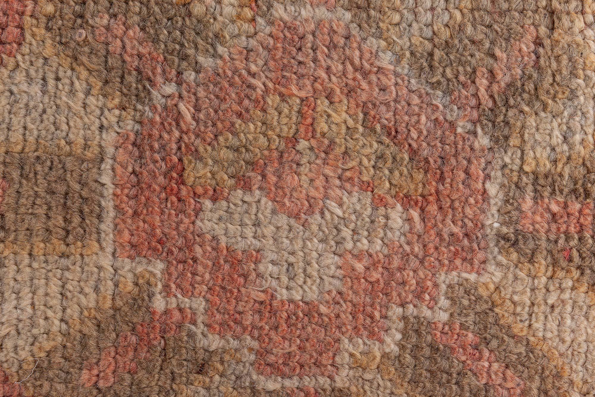 Hand-Knotted Doris Leslie Blau Antique Turkish Oushak Rug For Sale