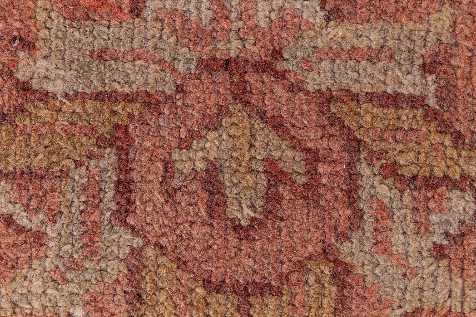 20th Century Doris Leslie Blau Antique Turkish Oushak Rug For Sale