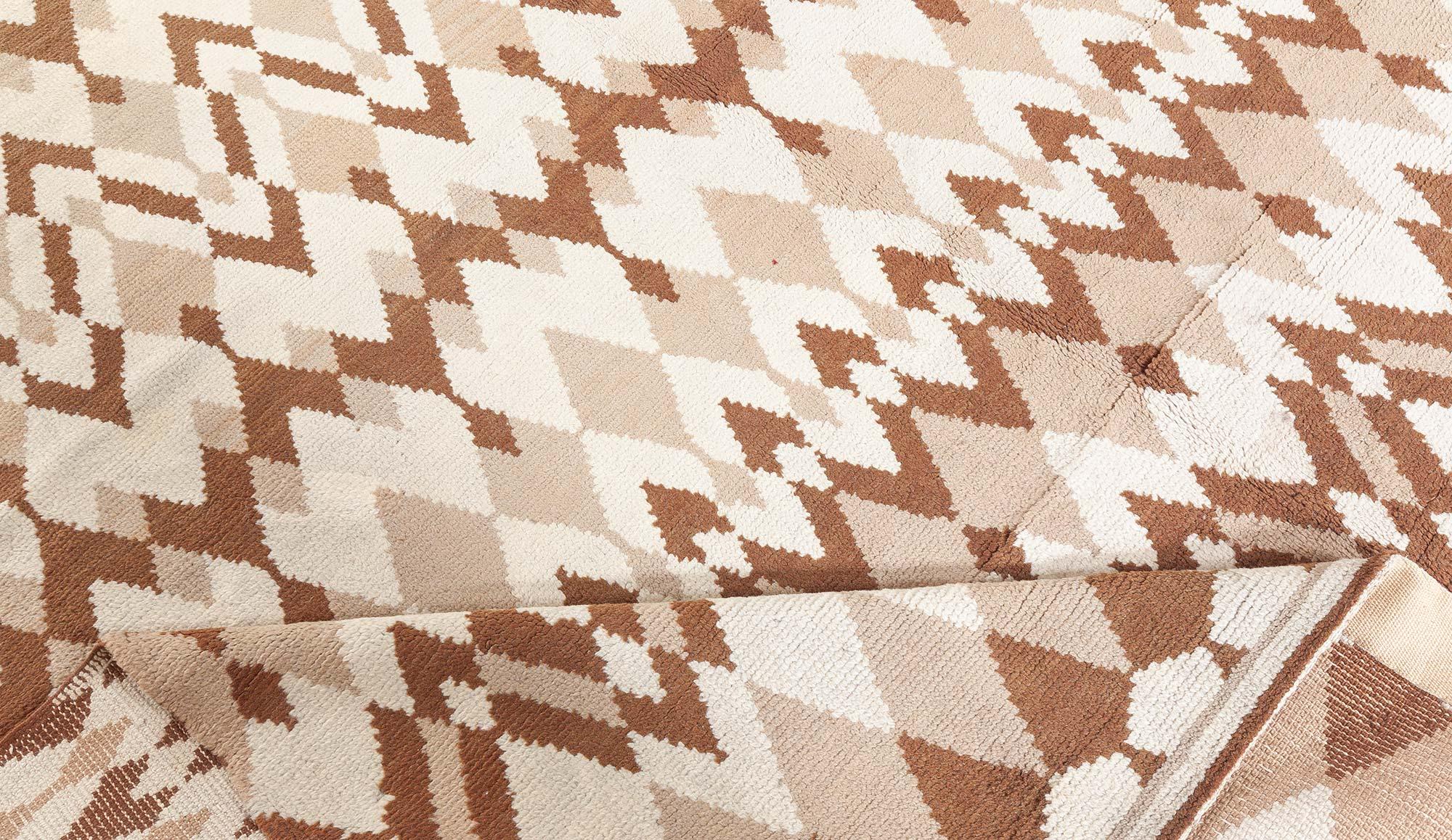 Doris Leslie Blau Alfombra belga Art Decó de lana de Paul Haesaerts Belga en venta