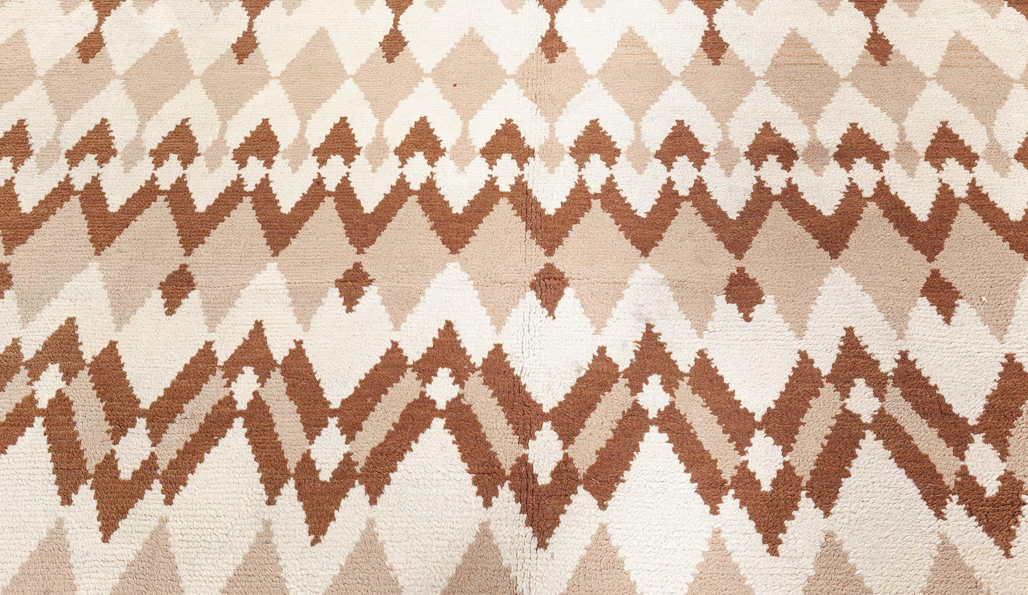 Doris Leslie Blau Alfombra belga Art Decó de lana de Paul Haesaerts siglo XX en venta